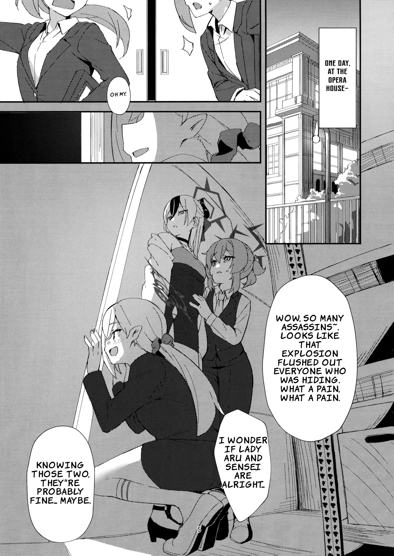 (C106) [Umidori (Raimugi)] dangerous escape (Blue Archive) [English] [LKK•Scans] Bildnummer 2