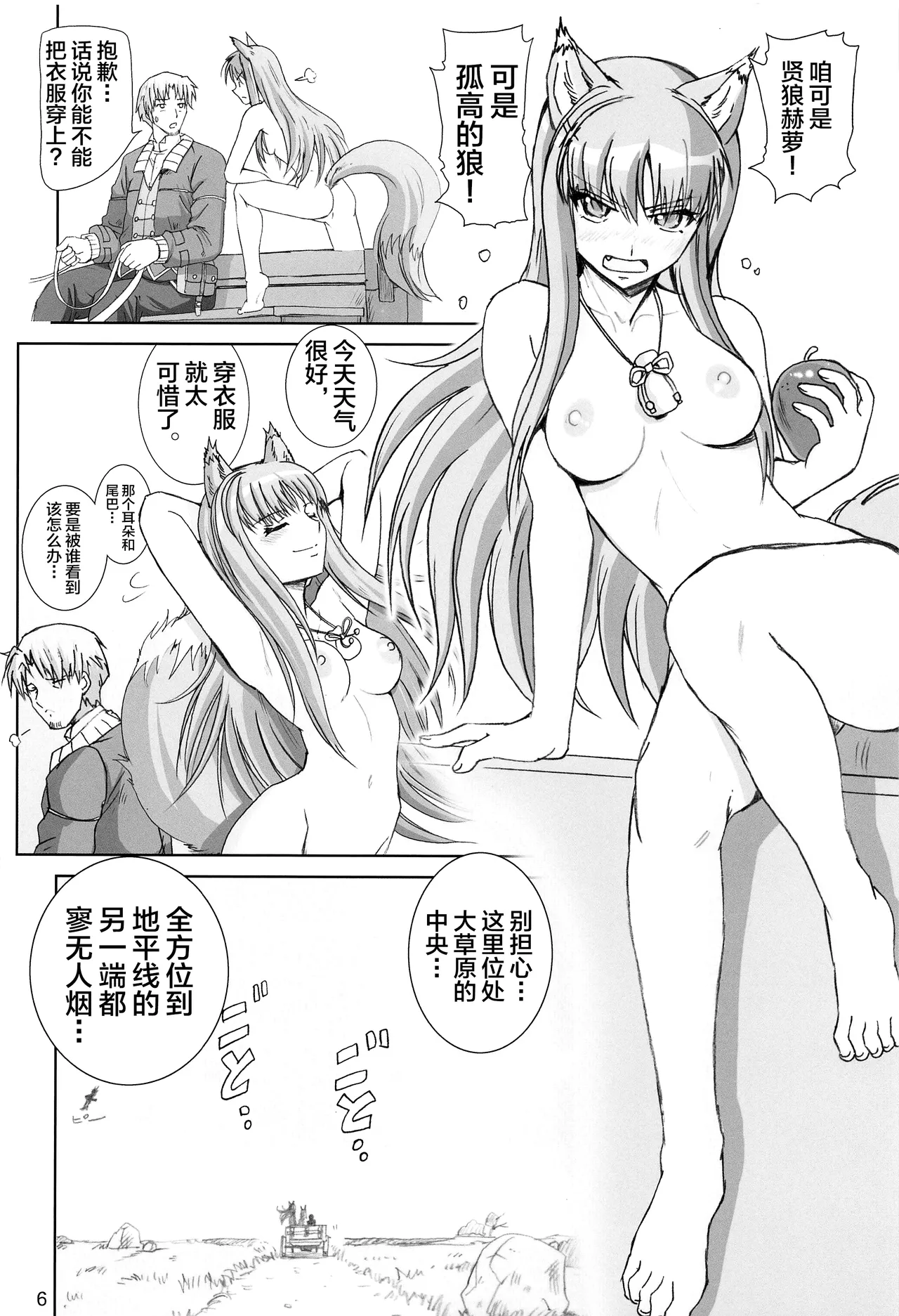 [Raijinkai (Harukigenia)] WOLF ROAD (Kaiteiban) (Spice and Wolf) [Chinese] [不咕鸟汉化组] 图片编号 5