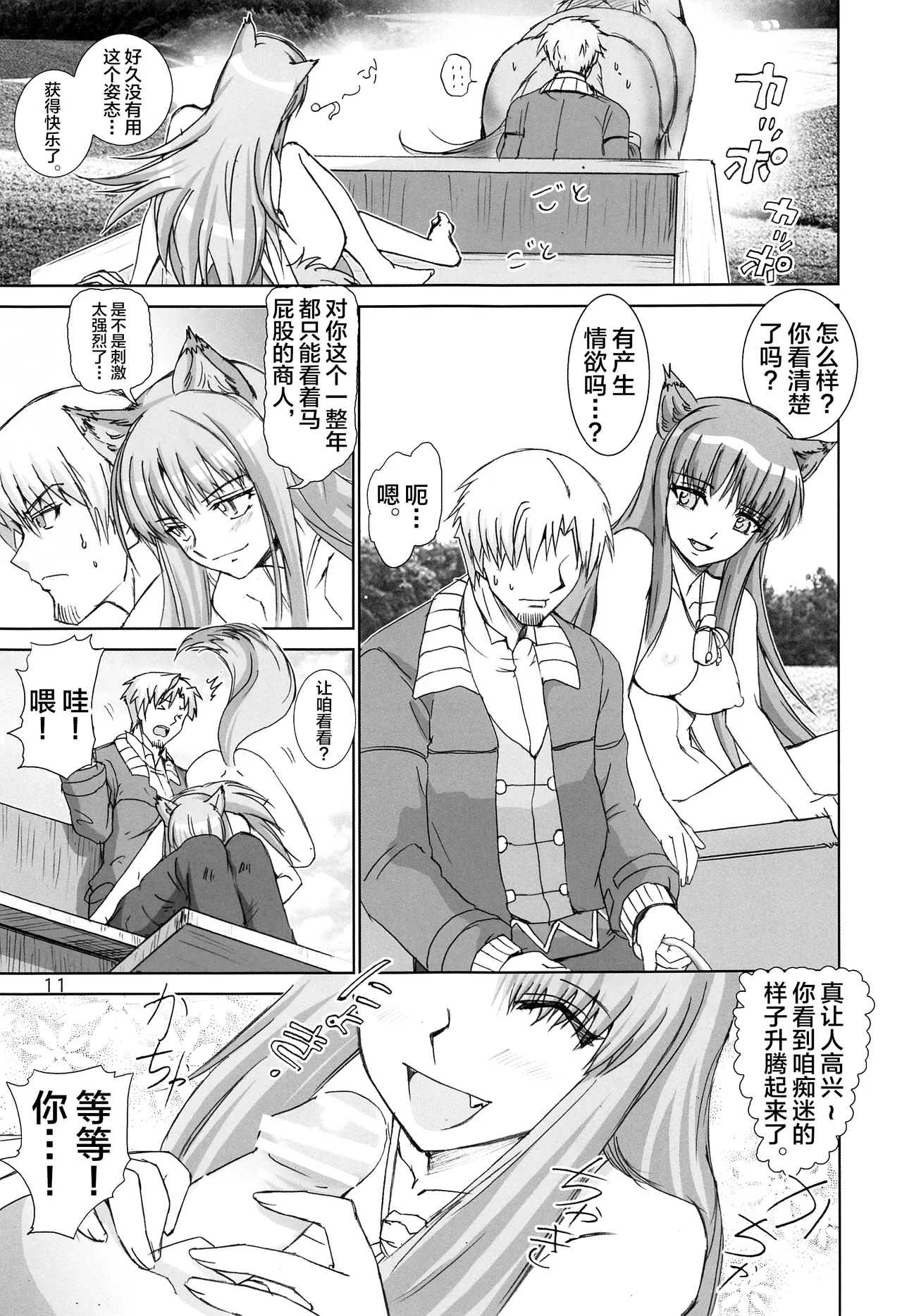 [Raijinkai (Harukigenia)] WOLF ROAD (Kaiteiban) (Spice and Wolf) [Chinese] [不咕鸟汉化组] 图片编号 10