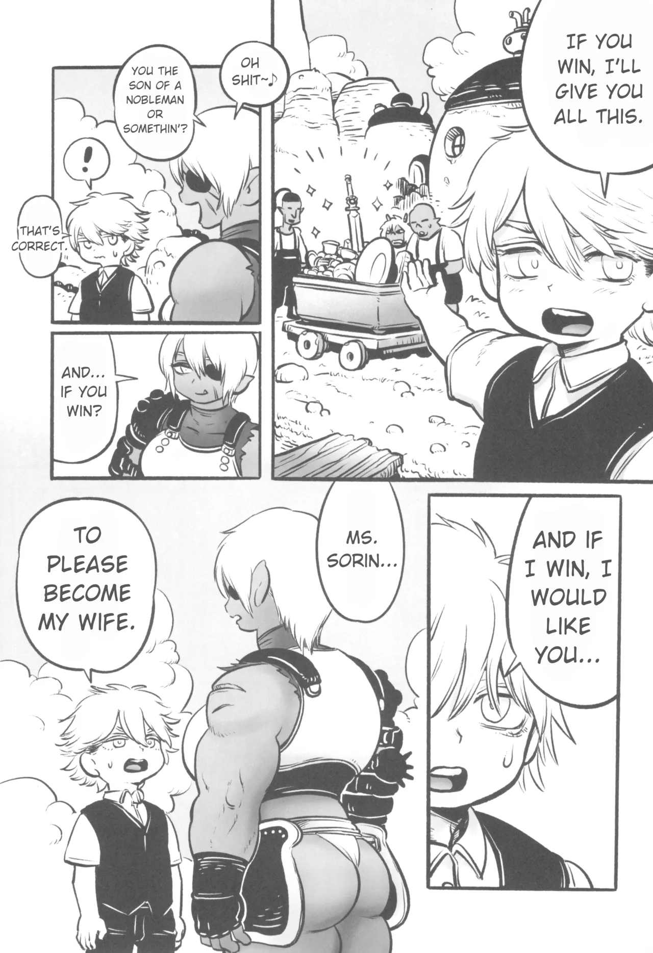 [Hiyori no seiyoku (Kawata Hiyori)] Orc no Senshi to Kizoku no Bocchan - The Orc Warrior and the Noble Boy [English] [Jashinslayer] 画像番号 11