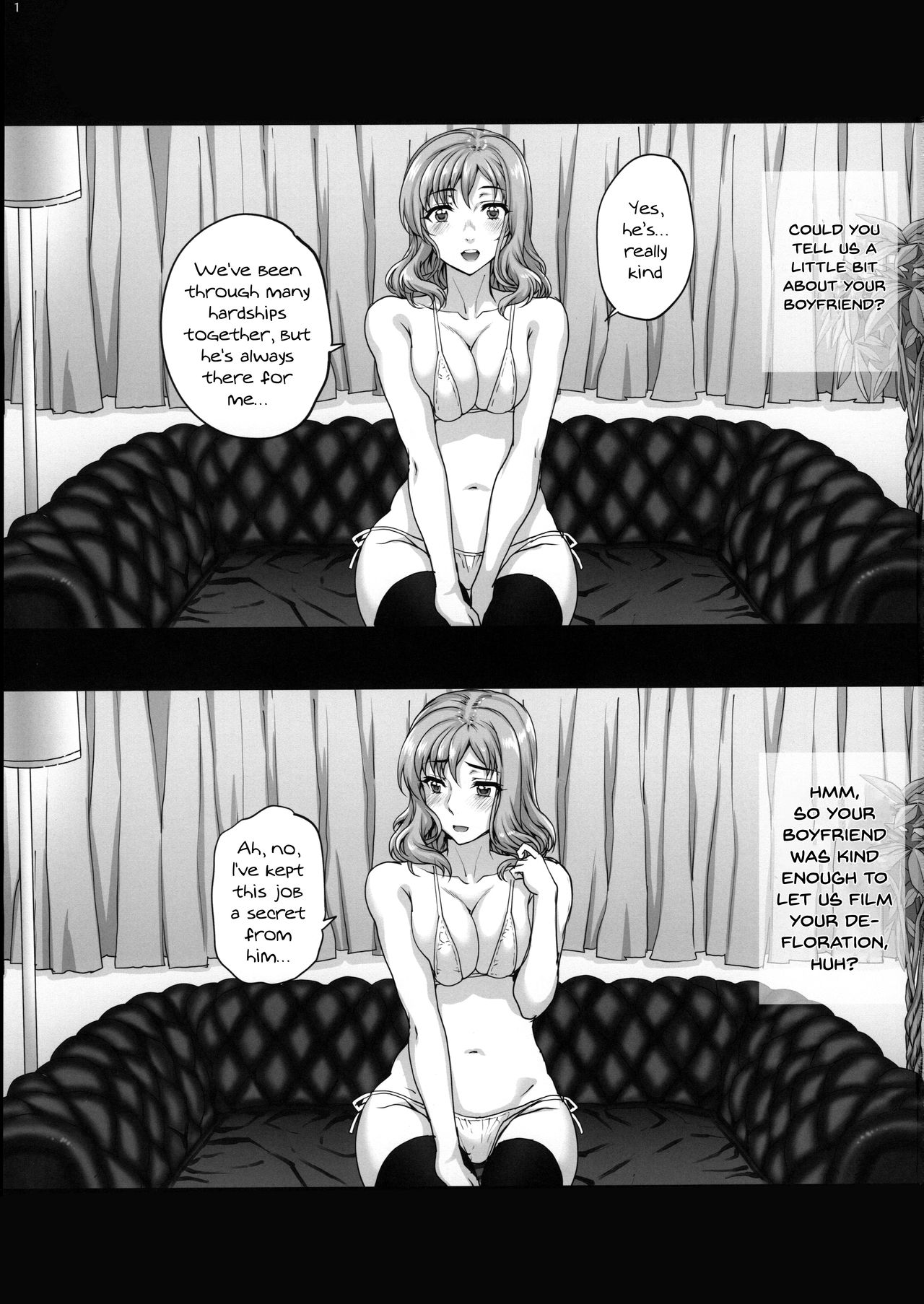 (COMIC1☆15) [Magono-Tei (Carn)] Kareshi ni Naisho de 2 Nama Rankou...Shichaimashita. | Keep This A Secret From My Boyfriend 2 - I Had... Raw Group Sex [English] {Doujins.com} image number 2