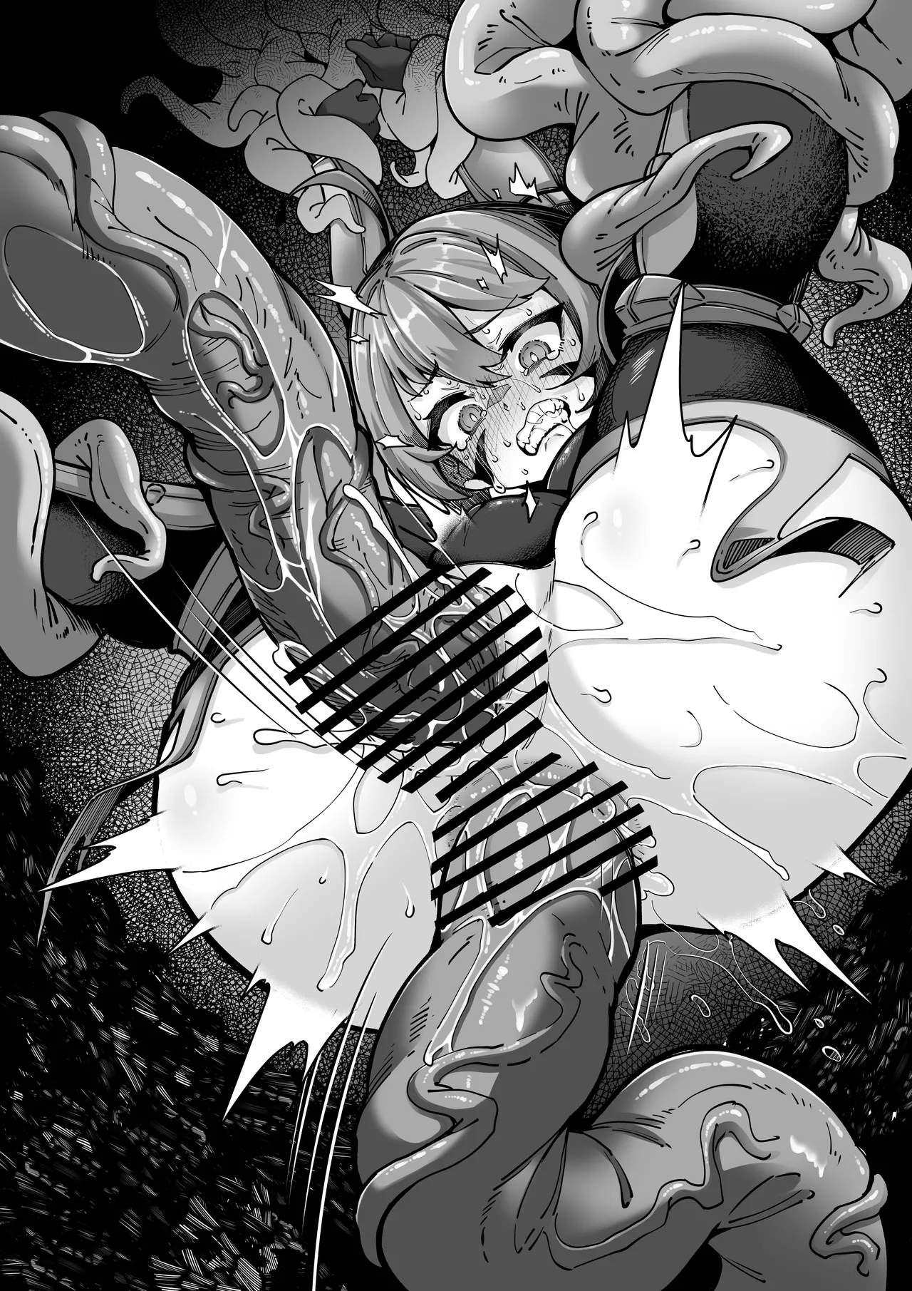 [奥ヴぁ] よそのこVS触手くん image number 2