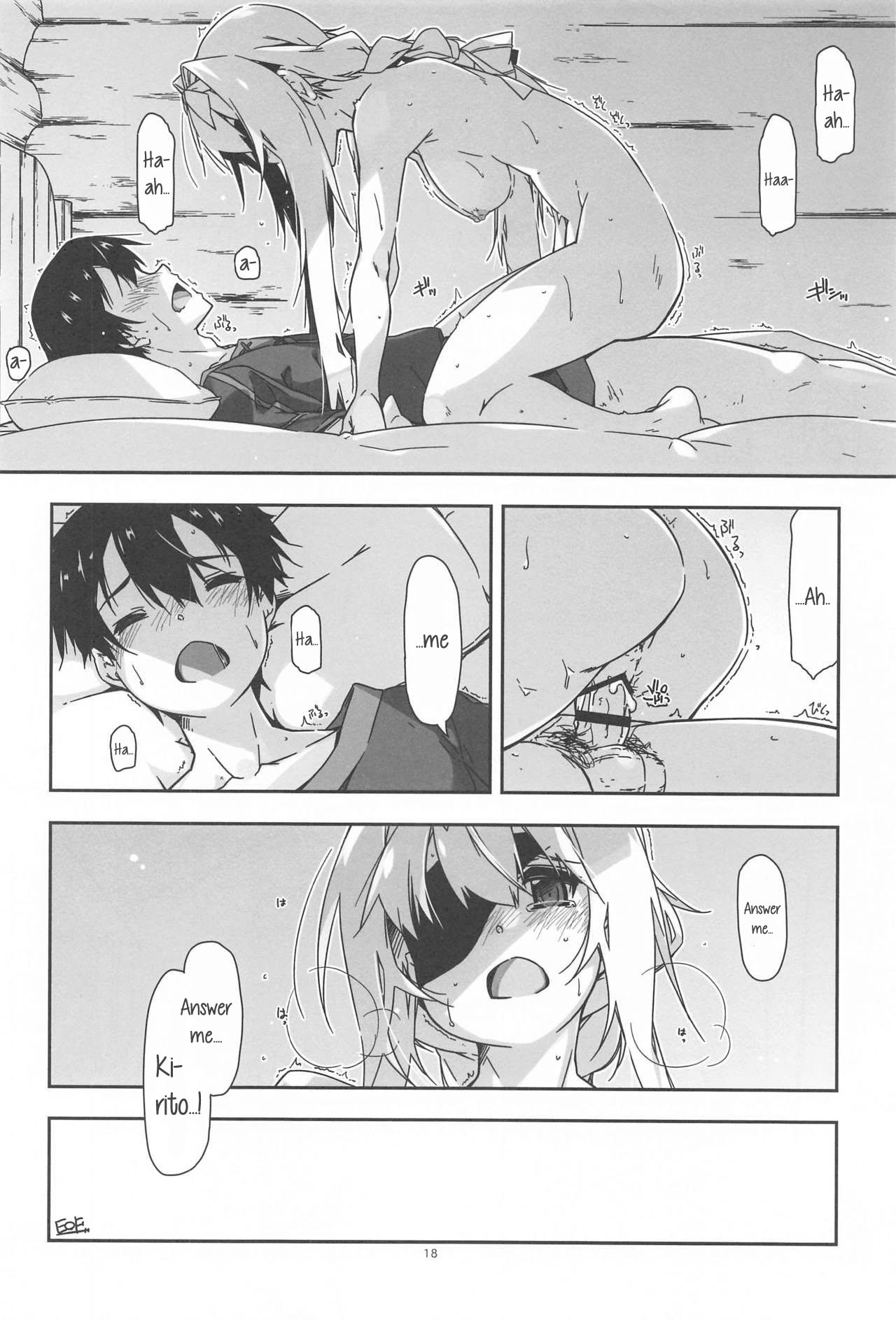 (Hataket) [ANGYADOW (Shikei)] Alice no Naisho | Alice's Secret (Sword Art Online) [English] image number 17