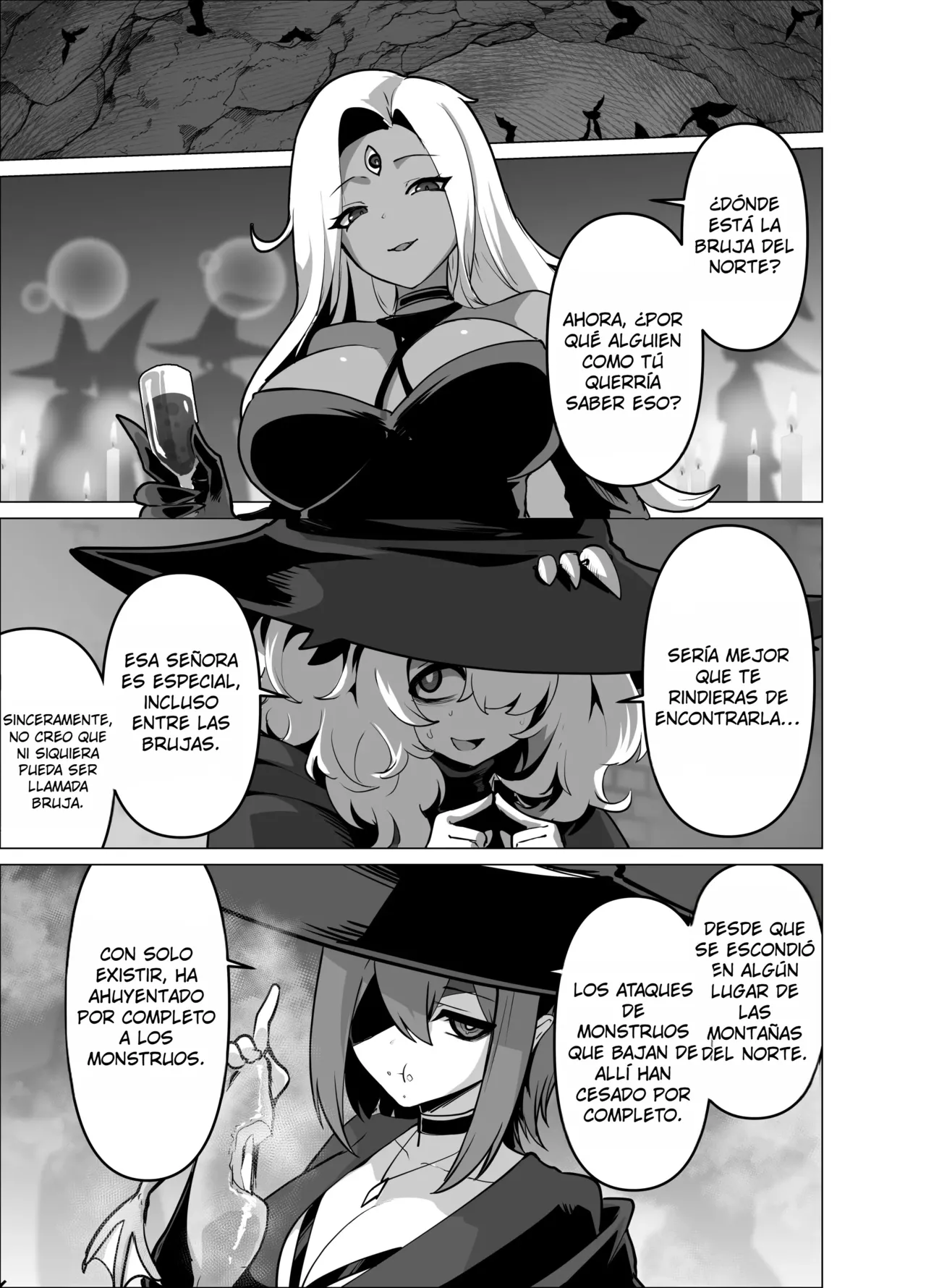 [HASHIOKI (Otemoto)] Oshishou-sama, Se~shi o Kudasai｜Maestra, Por Favor Concé~deme Tu Maná {Spanish} {EbisuTraslade - Winder} image number 3