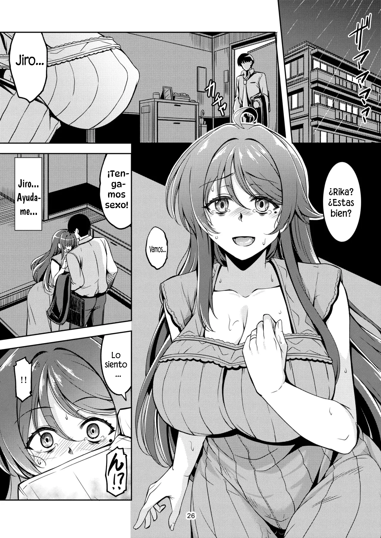 [WindArTeam (WindArt)] Hitozuma Ochi Yokkyuu Fuman no Wakazuma -Rika-｜La Caída de una Esposa Joven Casada Frustrada -Rika- [Spanish] [Elpis Eros Traduccion] [Digital] image number 30