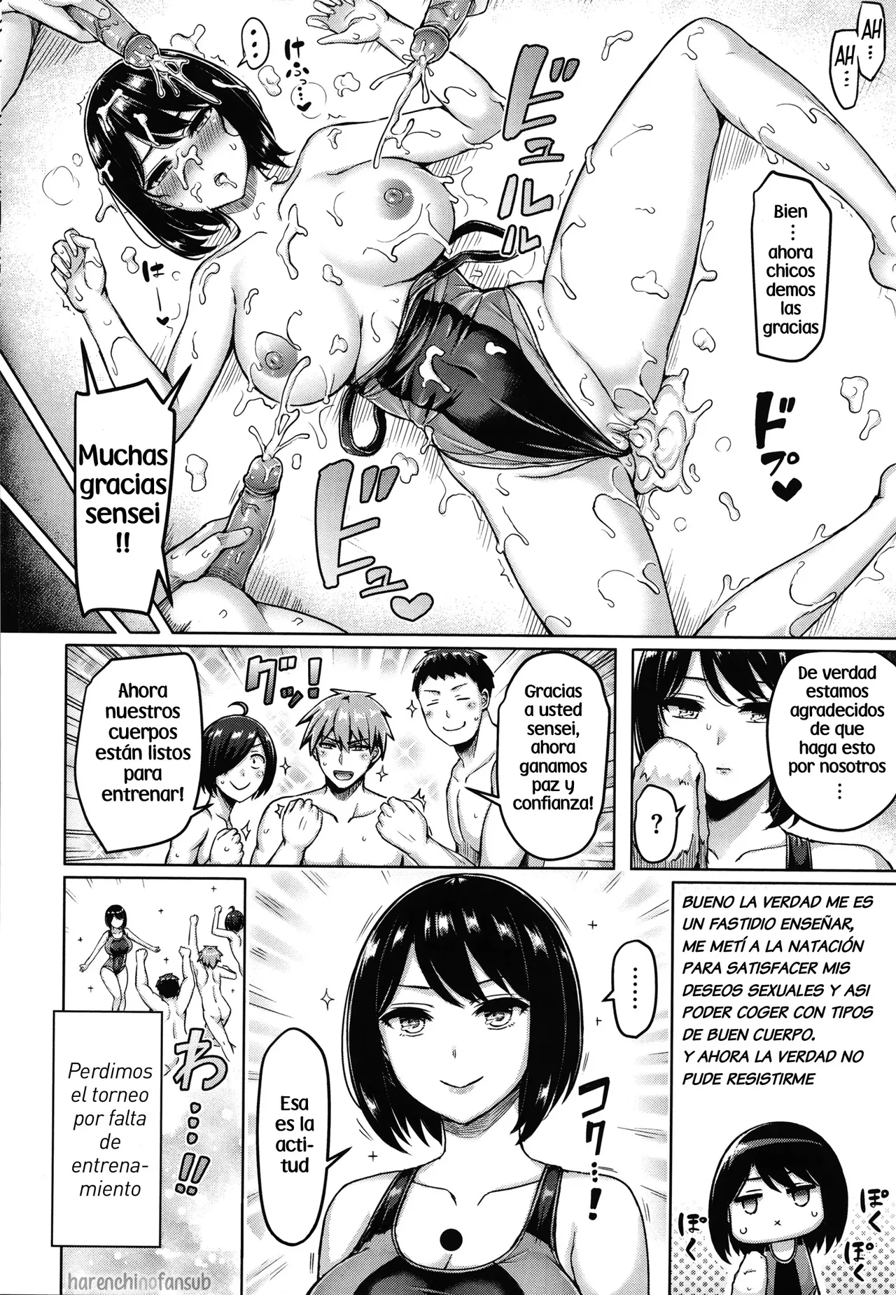 [Okumoto Yuuta] Oretachi ni wa Sensei ga Iru!! | Ya Tenemos Sensei!! (Pai Parade) [Spanish] [Digital] [Decensored] [Harenchi no Fansub] image number 20