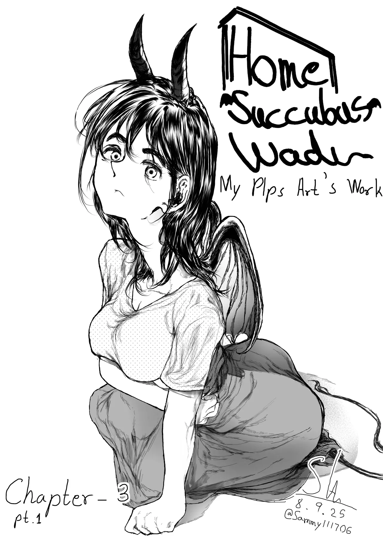 Home Succubus Wadi~ Chapter-3 Part-1 |BURMESE| 画像番号 1