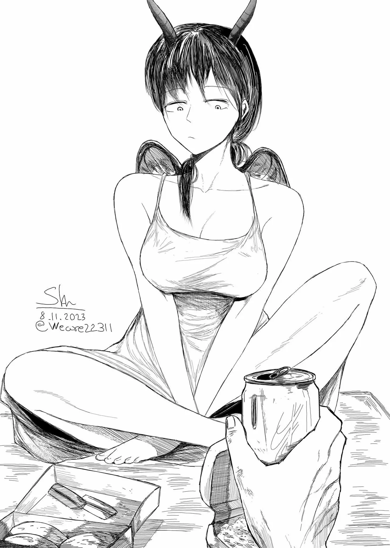 Home Succubus Wadi~ Chapter-3 Part-1 |BURMESE| 画像番号 33