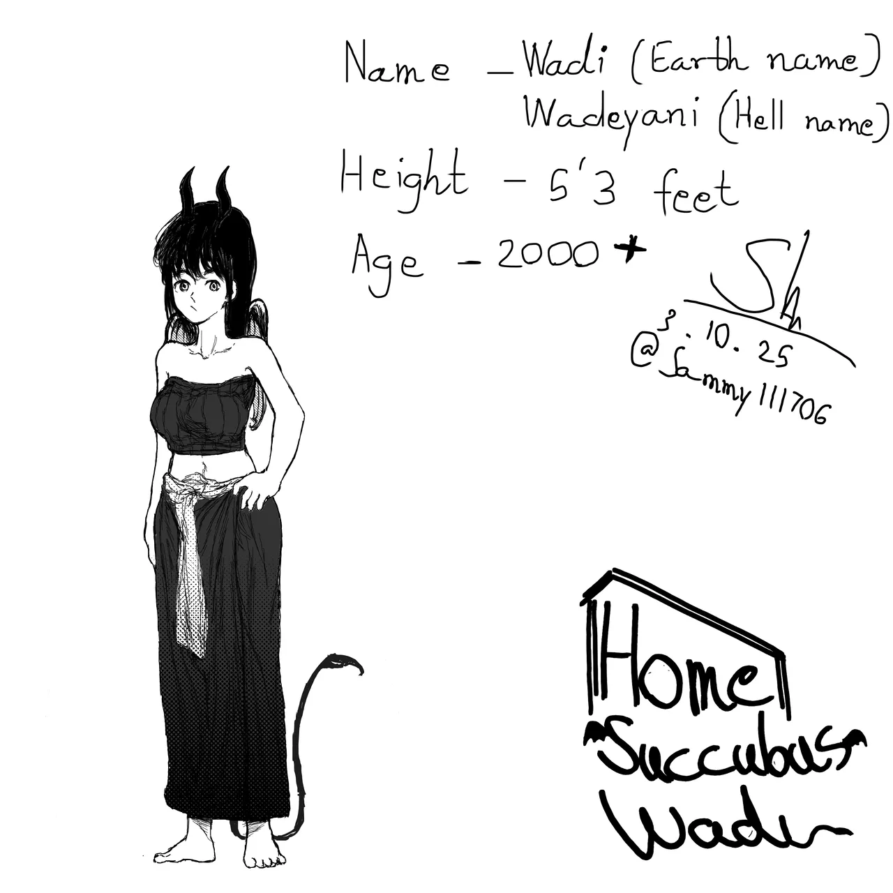 Home Succubus Wadi~ Chapter-3 Part-1 |BURMESE| 画像番号 35