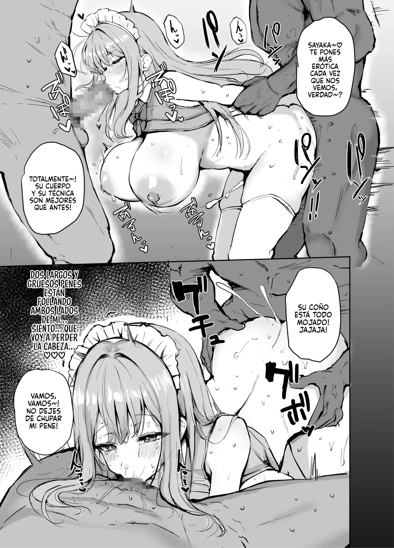 [Warabi Mochi Seisakujo (Koudera Sachi)] Ura Aka de Tsutta Otoko to Off-Pako suru no ga Yameraremasen｜No Puedo Dejar de Tener Sexo con los Chicos que Conozco en Mi Cuenta Secreta [Spanish] [P7Neko] [Digital] image number 17