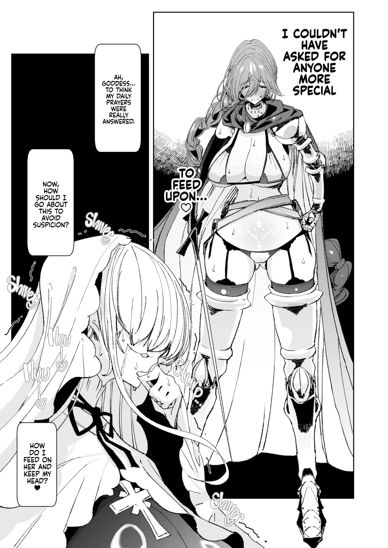 [Metronauts (Tsumetoro)] The Marked Oblivious Princess Knight and the Succubus Sister's All-You-Can-Eat Lesbian Oil Massage [2D Market] [English] image number 8