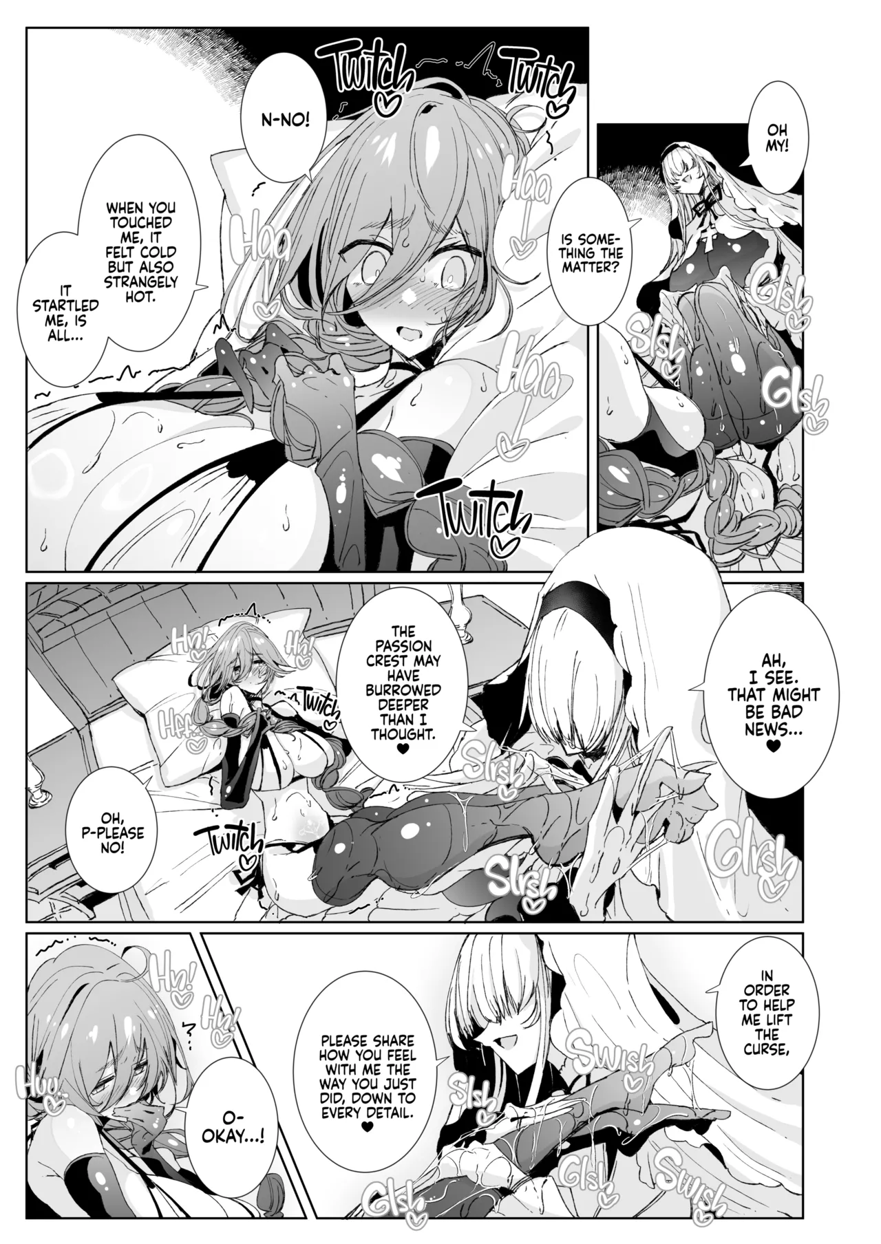 [Metronauts (Tsumetoro)] The Marked Oblivious Princess Knight and the Succubus Sister's All-You-Can-Eat Lesbian Oil Massage [2D Market] [English] image number 12