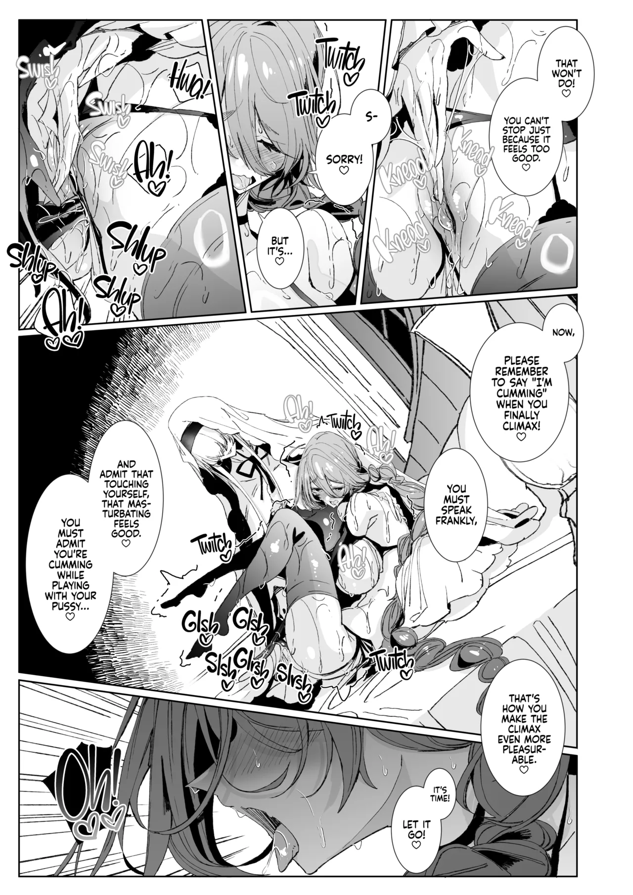 [Metronauts (Tsumetoro)] The Marked Oblivious Princess Knight and the Succubus Sister's All-You-Can-Eat Lesbian Oil Massage [2D Market] [English] image number 30