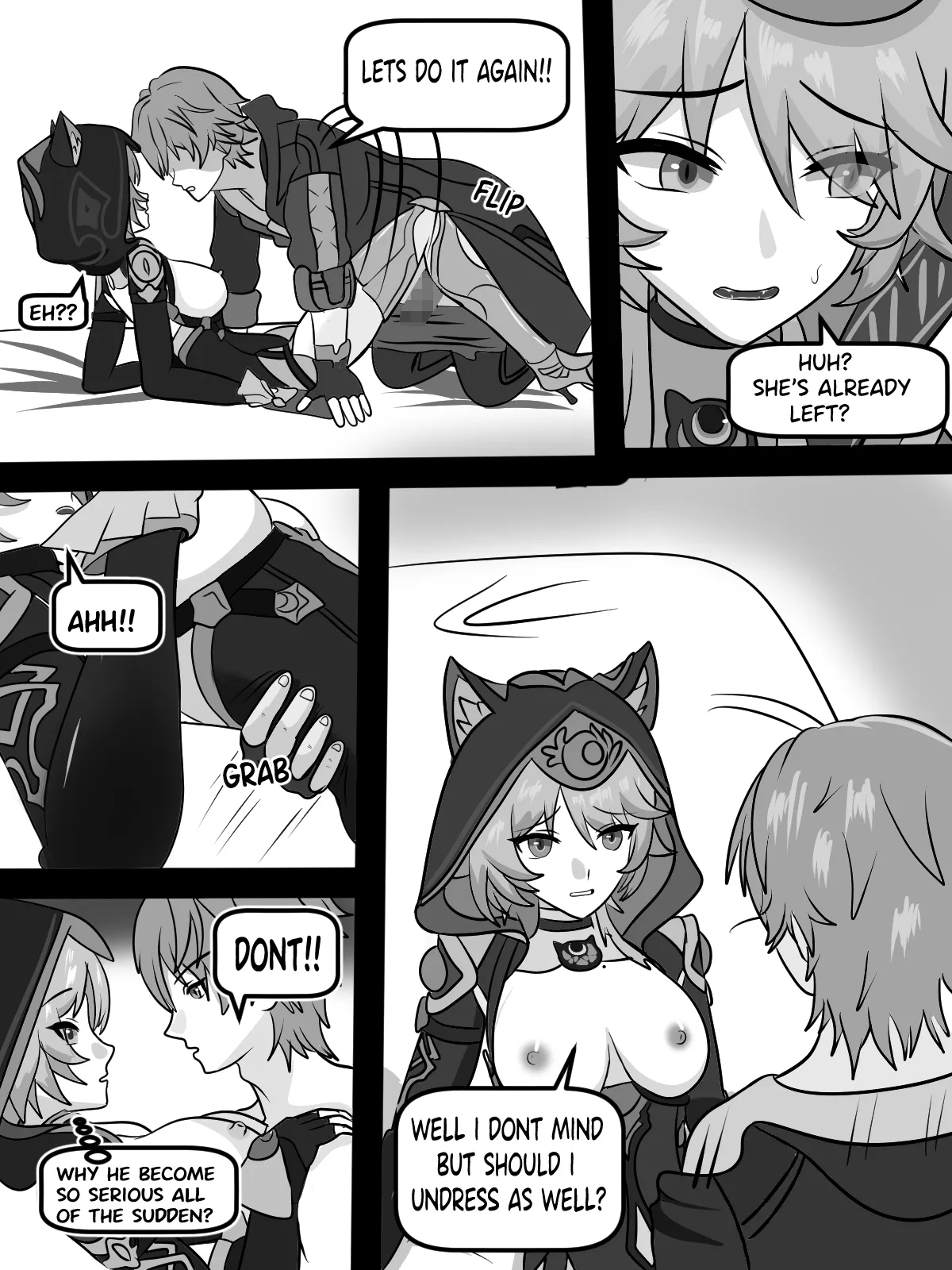 [Fatrucker31x] Cat under Blanket (Honkai: Star Rail) [English] 画像番号 9