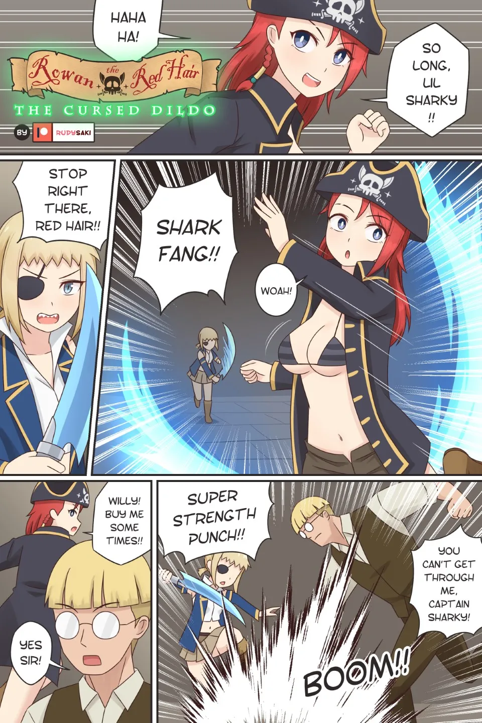 [RudySaki] Rowan the Red Hair: the Cursed Dildo image number 1