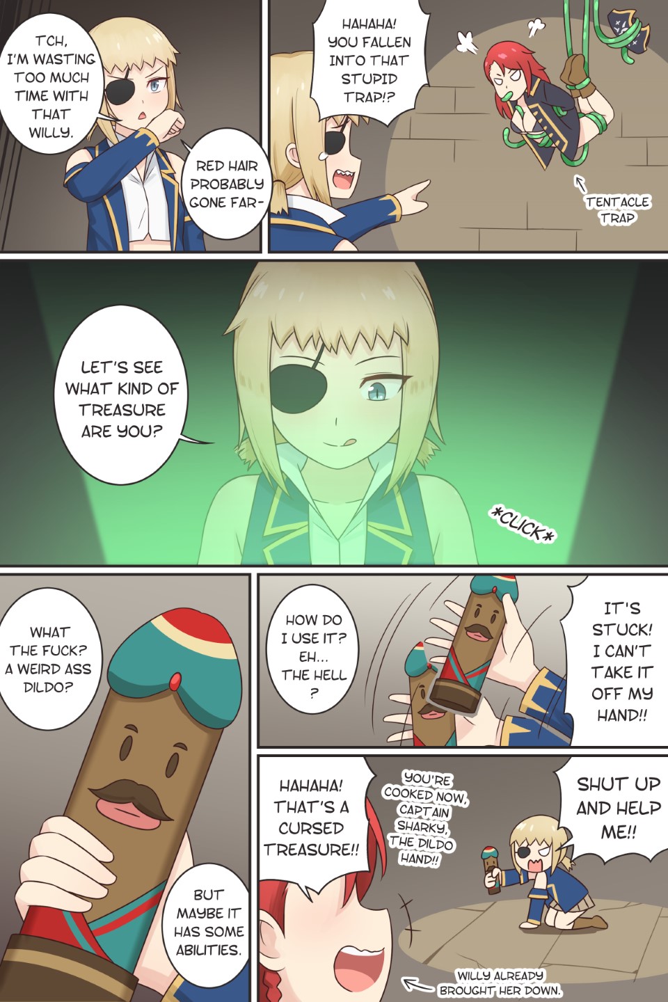 [RudySaki] Rowan the Red Hair: the Cursed Dildo image number 2