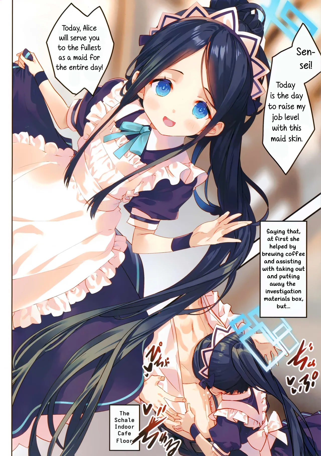 (C105) [ActiveMover (Arikawa Satoru)] Sensei wa Maid no Alice mo Kouryaku shimasu ka? | Will Sensei Conquer The Maid Alice Too? (Blue Archive) [English] image number 2