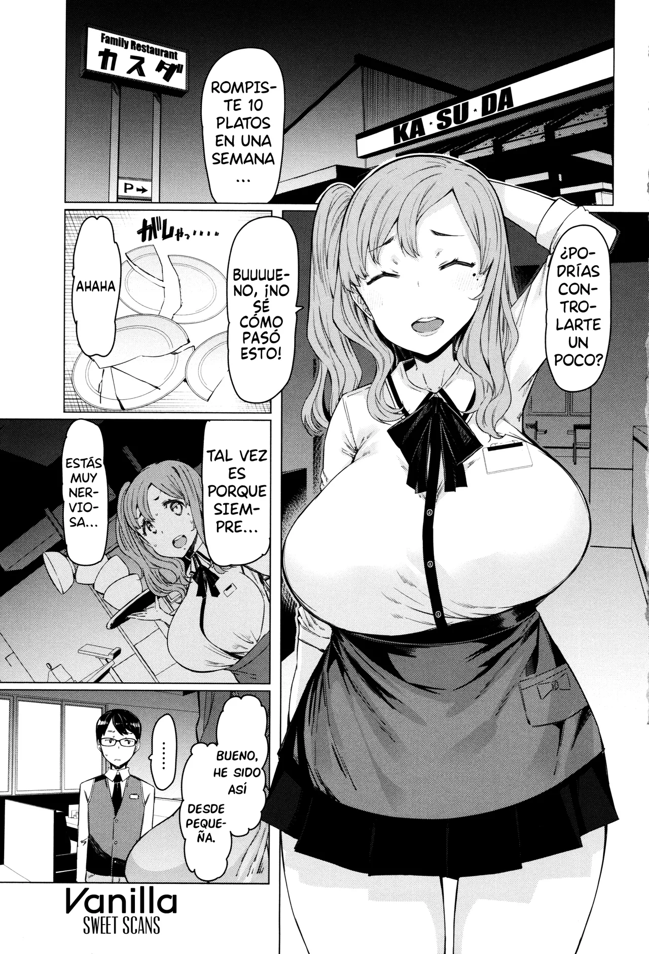 [EBA] Hitozuma ga Ero Sugite Shigoto ni Naranai! Ch. 1-8 [Spanish] =EES= & [Vanilla Sweet Scans] image number 9