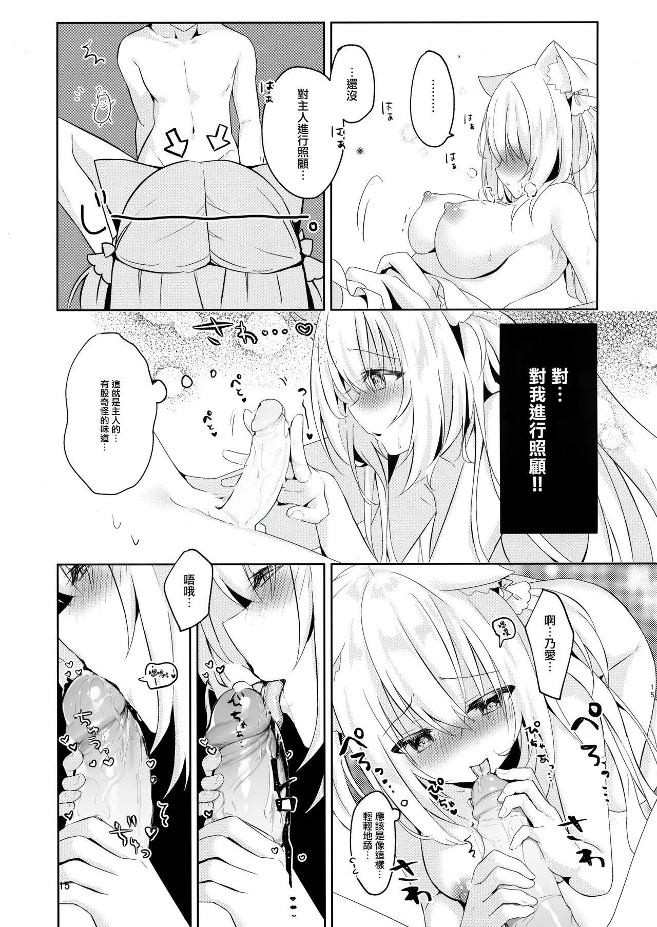 (C101) [Momochiakyou (Momochichia)] Hatsujou Neko no Osewa no Shikata [Chinese] [无毒汉化组] [Decensored] numero di immagine  15