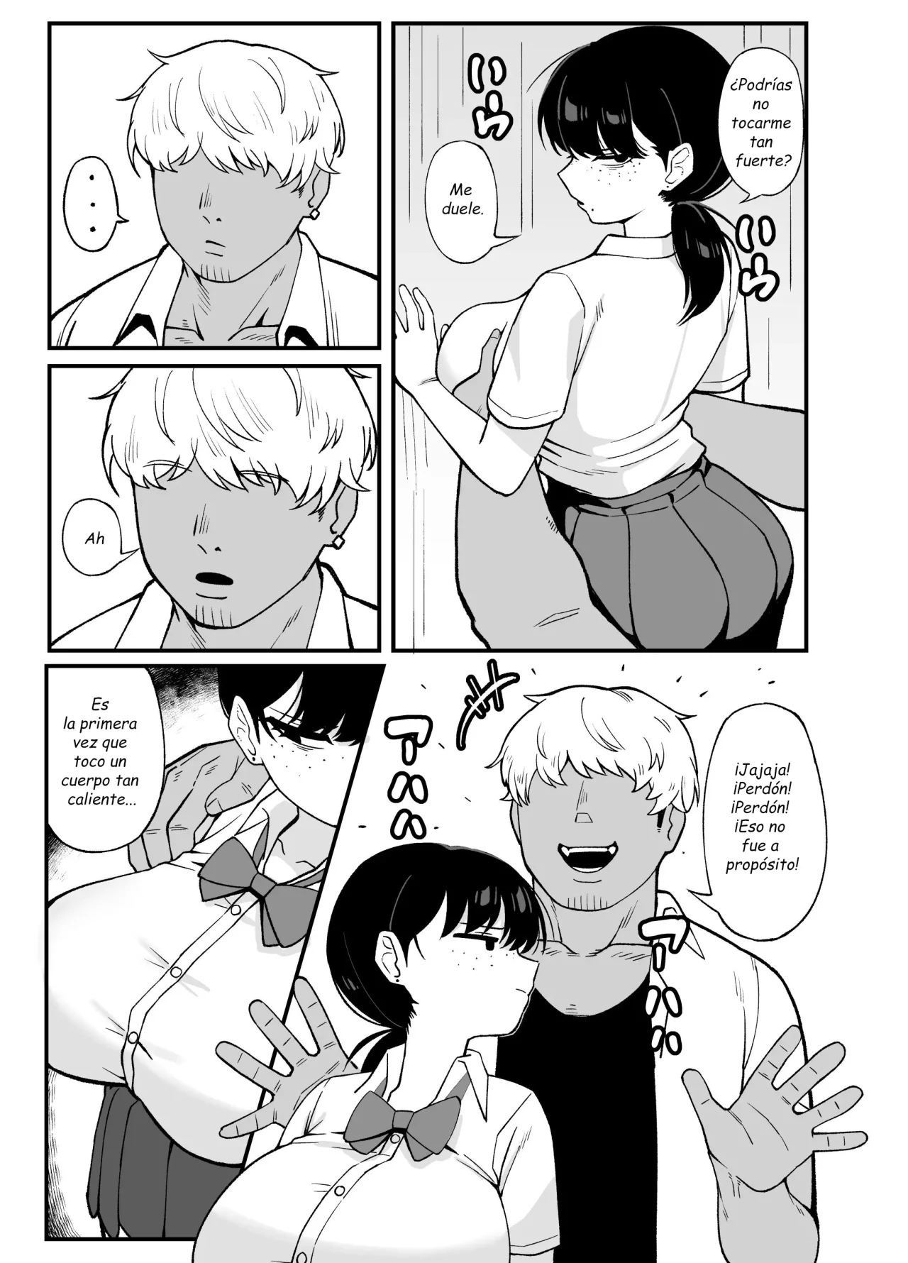 [Awan] Anta to Tada no Rigaikankei da｜Es Solo Un Interes Mutuo Entre Tu y Yo [Spanish] [Fansub All Hentai Corp] [Fan Decensored] image number 5