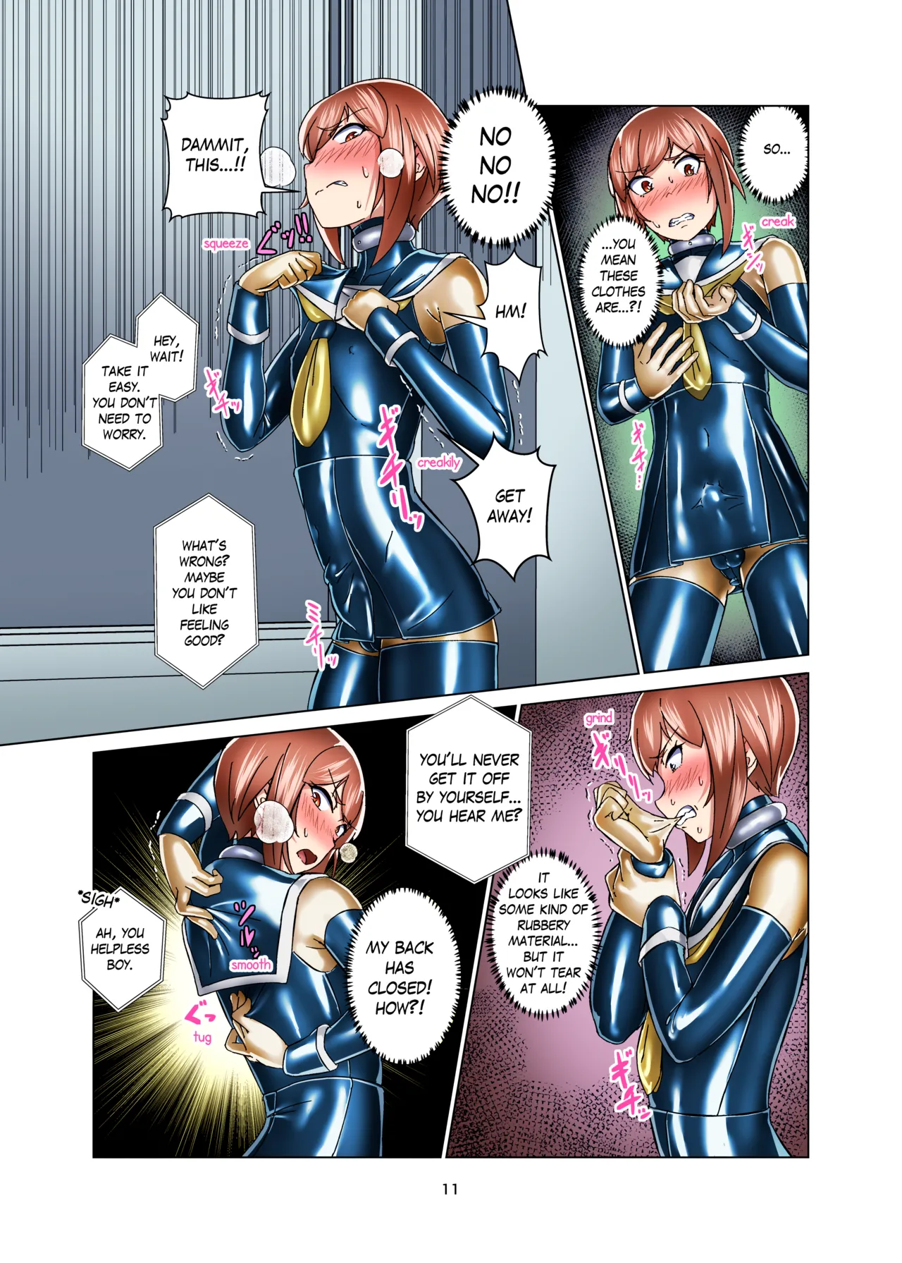 [Gumigumi Gou (Gumi11-gou)] Kimi Senyou Kousoku Kyousei Mesuiki Suit | Extreme Bondage and MESUIKI Costume Test with YOU [English] {Hen_Colorist} [Decensored] [Colorized] [Digital] 画像番号 11