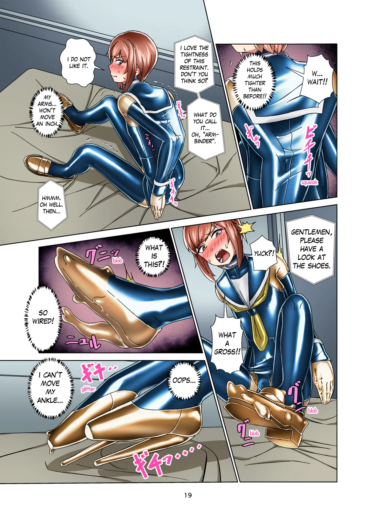 [Gumigumi Gou (Gumi11-gou)] Kimi Senyou Kousoku Kyousei Mesuiki Suit | Extreme Bondage and MESUIKI Costume Test with YOU [English] {Hen_Colorist} [Decensored] [Colorized] [Digital] 画像番号 19