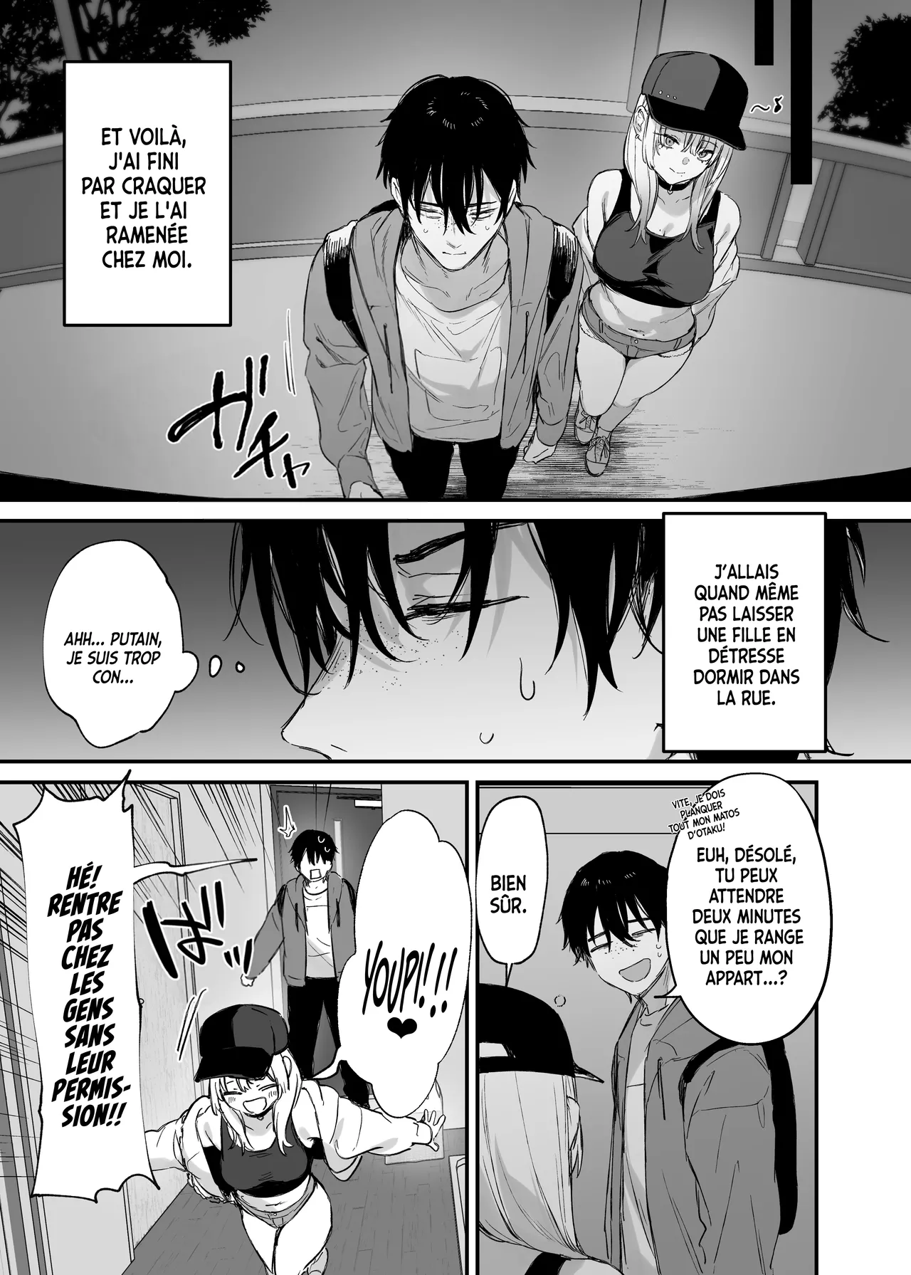 [Danimaru studio (Danimaru)] Hitoban Tomete yo, Otaku-kun | Laisse-moi squatter ce soir, l'otaku [French] [Minous Secrets] [Digital] 图片编号 12