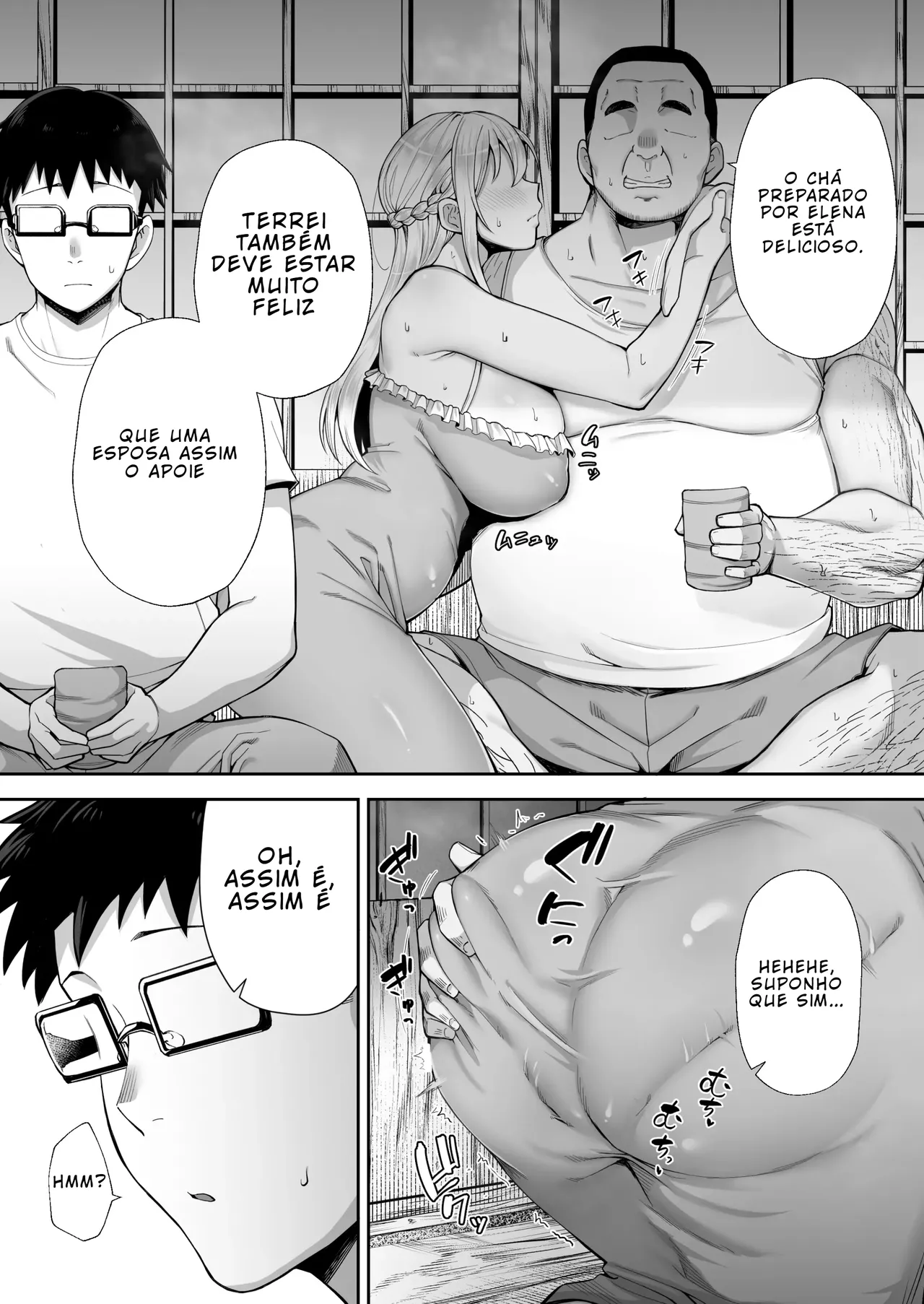 Netorareta Bakunyuu Blonde Zuma Elena Ni -Musyoku no Otto o Sasaerutameni Hitasura Nakadashi Saremashita w- [Portuguese-BR] [BLACKSUB] numero di immagine  6