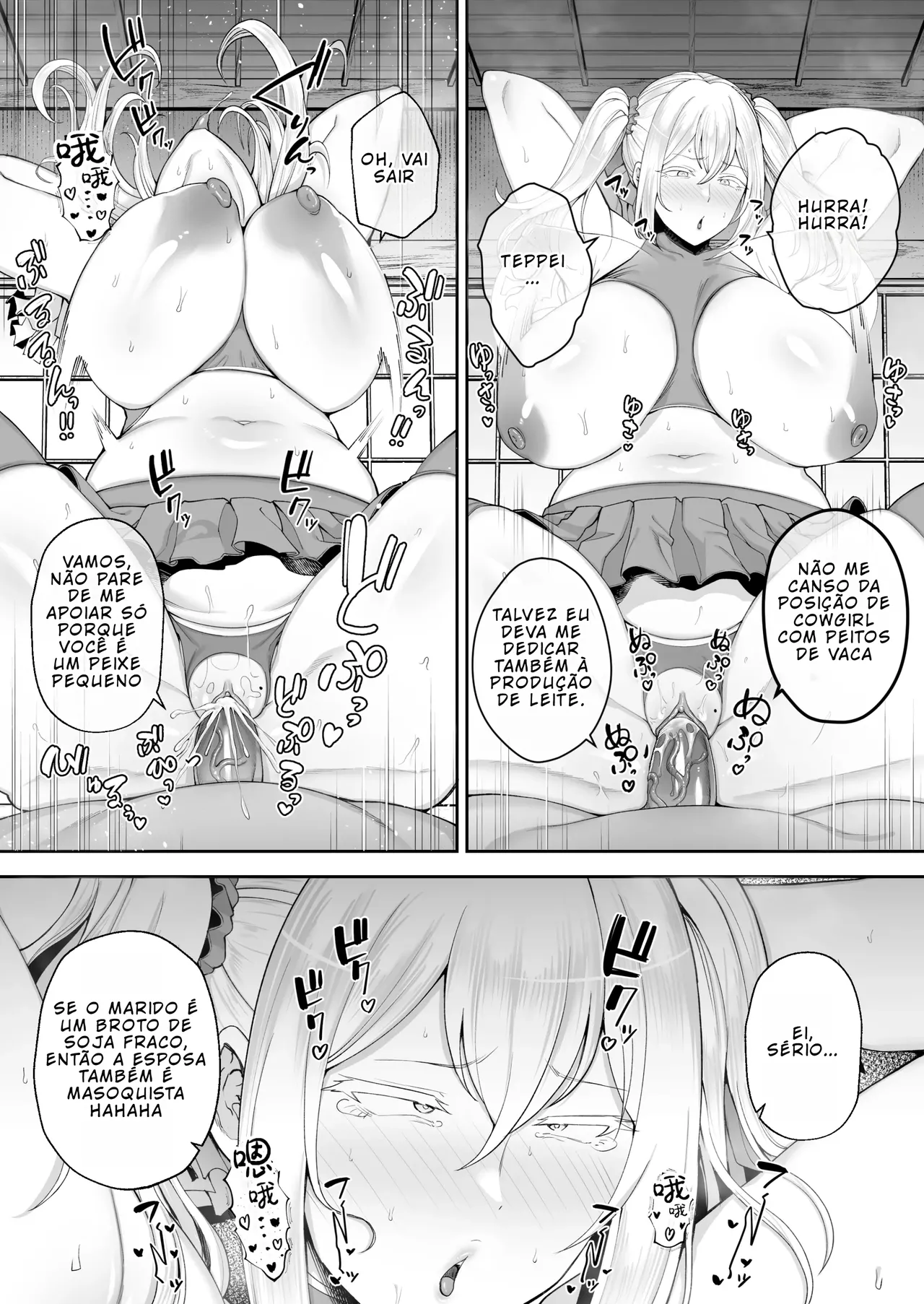 Netorareta Bakunyuu Blonde Zuma Elena Ni -Musyoku no Otto o Sasaerutameni Hitasura Nakadashi Saremashita w- [Portuguese-BR] [BLACKSUB] numero di immagine  35