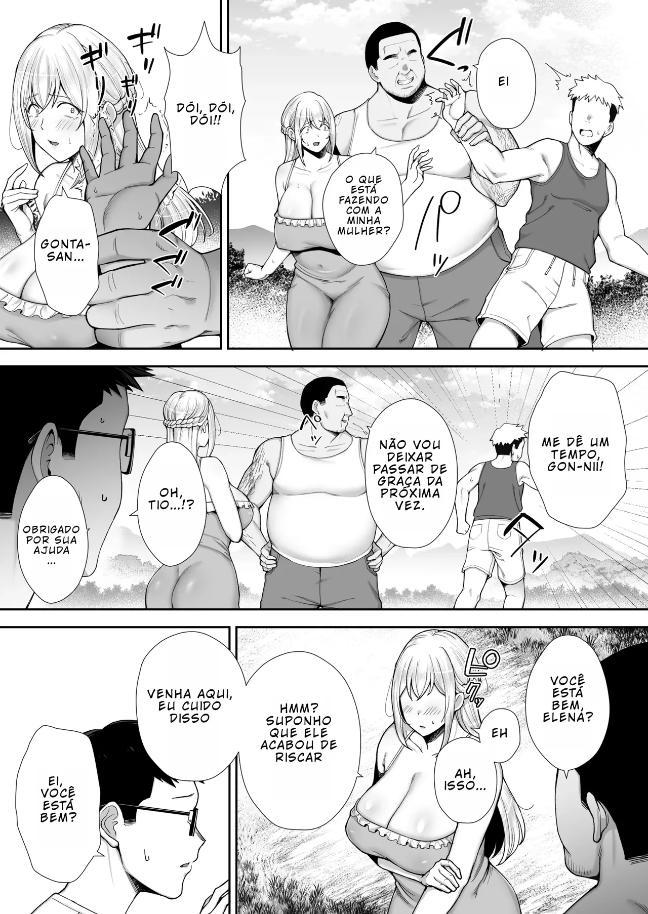 Netorareta Bakunyuu Blonde Zuma Elena Ni -Musyoku no Otto o Sasaerutameni Hitasura Nakadashi Saremashita w- [Portuguese-BR] [BLACKSUB] numero di immagine  49