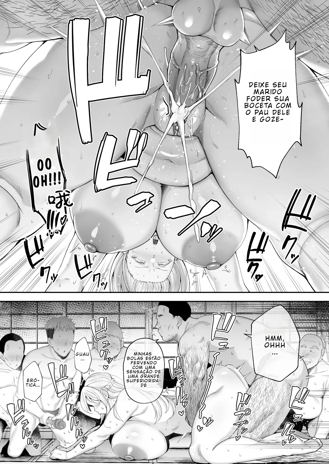 Netorareta Bakunyuu Blonde Zuma Elena Ni -Musyoku no Otto o Sasaerutameni Hitasura Nakadashi Saremashita w- [Portuguese-BR] [BLACKSUB] numero di immagine  69