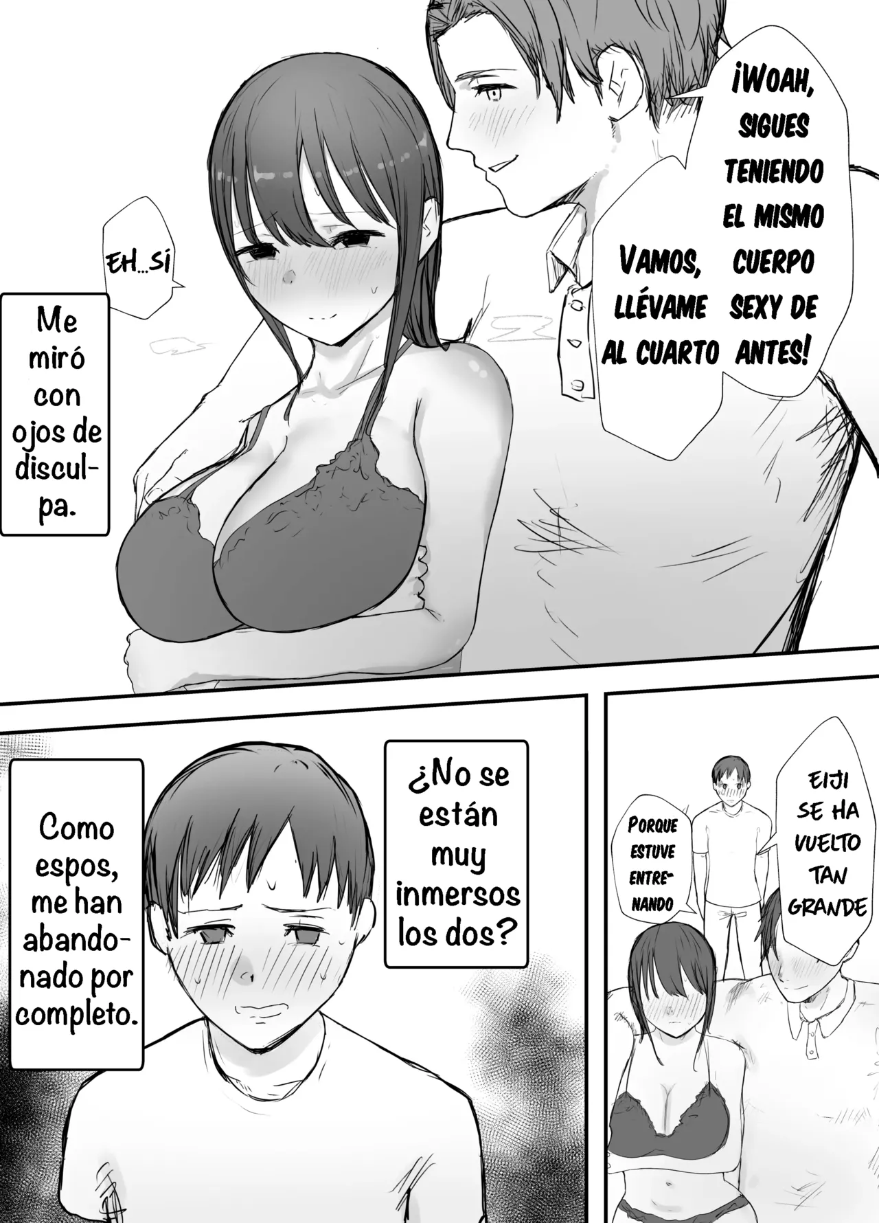 [Baketsu Purin] Netorase no Koukai tte Osoi Mitai yo？3｜¿El Arrepentimiento Por Ser Cornudo Llega Demasiado Tarde？3 [Spanish] [La Legión Fantasma] image number 38