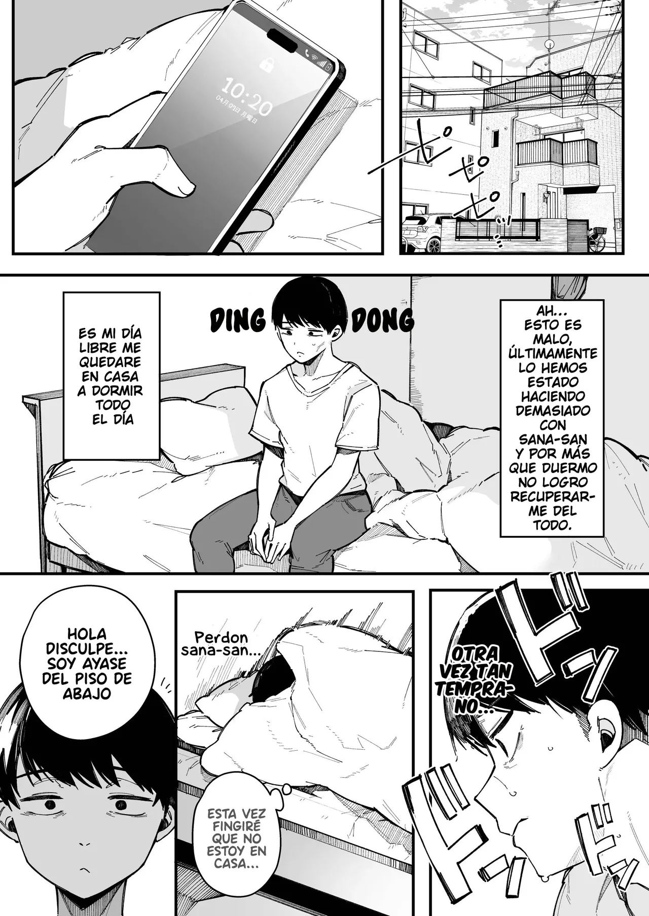 [BlossomSphere (Sakurayu Hal)] Hikkoshi Saki no Kinrin Juumin no Seiyoku ga Yabasugite, Mainichi Kintama Karappo ni Sareru Ken.｜El Caso de Cómo Mis Vecinas, con un Deseo Sexual Grande, Me Usaron Hasta Dejarme Seco. [Spanish] [Uraku Translations] image number 38