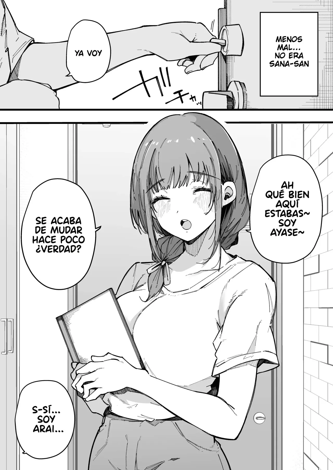 [BlossomSphere (Sakurayu Hal)] Hikkoshi Saki no Kinrin Juumin no Seiyoku ga Yabasugite, Mainichi Kintama Karappo ni Sareru Ken.｜El Caso de Cómo Mis Vecinas, con un Deseo Sexual Grande, Me Usaron Hasta Dejarme Seco. [Spanish] [Uraku Translations] image number 39