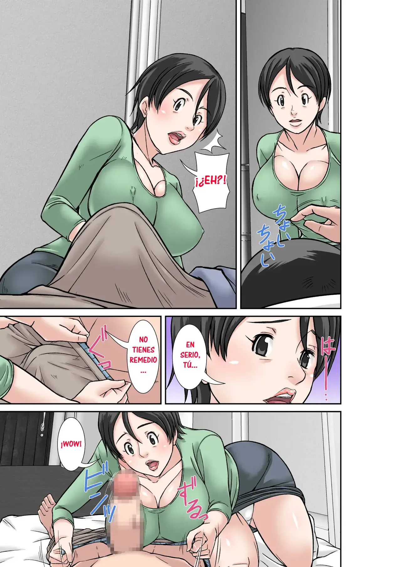 [Hoyoyodou] Kora! Anta Hahaoya o Kudoite Nani Shiyoutte Iu no! 〜Katsuo Hitorigurashi Hen〜 Sono 1｜¡Oye! ¿Qué Pretendes Seduciendo a Tu Madre？~La Vida en Solitario de Katsuo~ [Spanish] [RYU-SHINS] image number 5