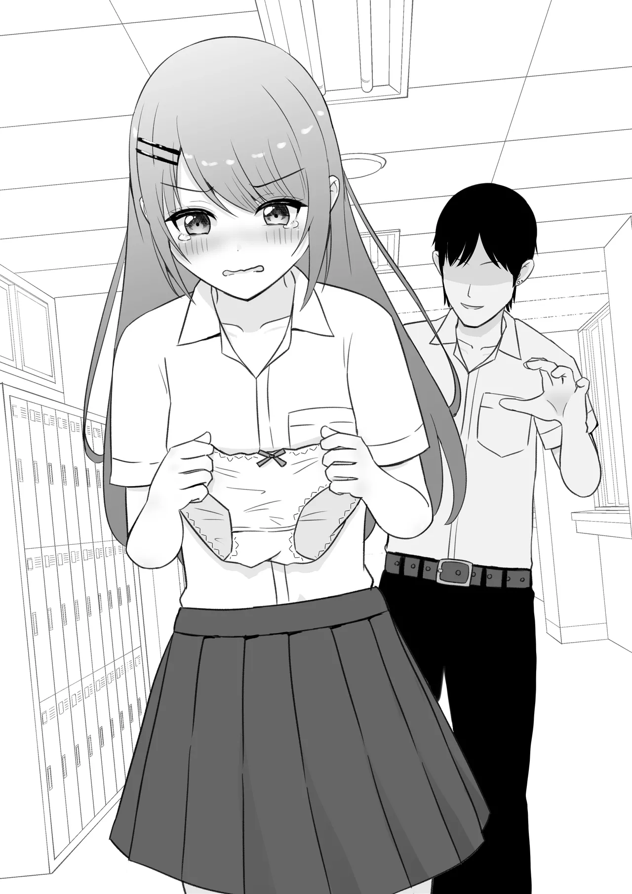 [Lakuha] Pantsu o Torareta Dakenanoni … → Nopan Sugata ga Kakusan Sareru image number 8