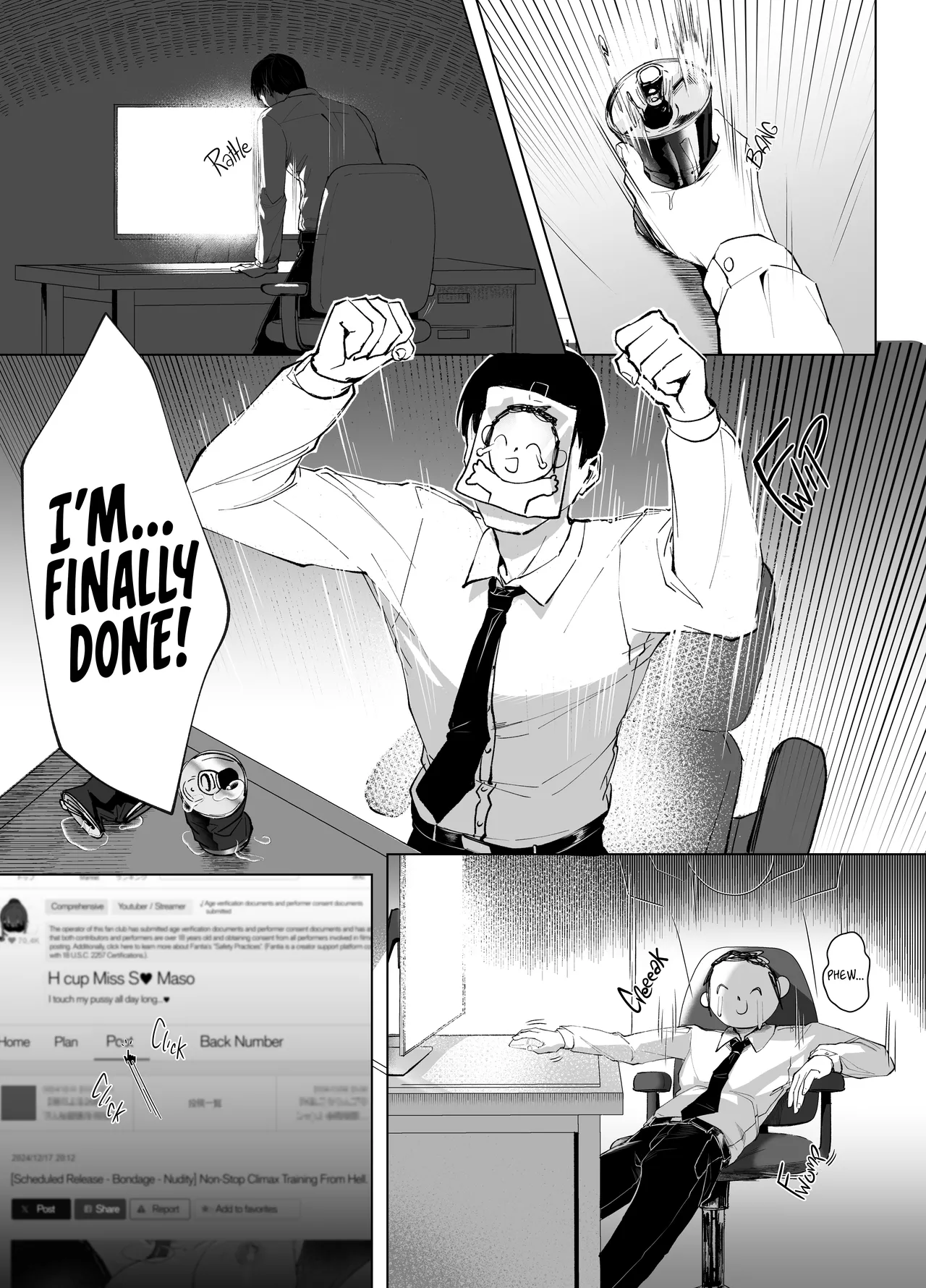 [POTATO BOMB (Chochomi)] Watashi no Do-Mazo Uraaka Onna Saori-chan | Miss S(aori), My M(aso) E-Thot Sweetheart (Blue Archive) [English] [TheWhiteLine + head empty] [Digital] image number 2