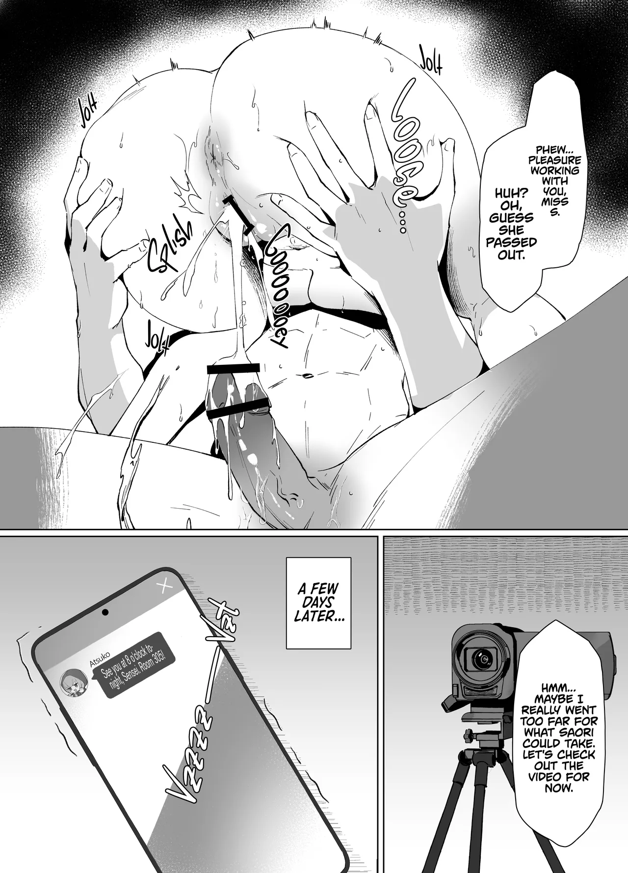 [POTATO BOMB (Chochomi)] Watashi no Do-Mazo Uraaka Onna Saori-chan | Miss S(aori), My M(aso) E-Thot Sweetheart (Blue Archive) [English] [TheWhiteLine + head empty] [Digital] image number 24