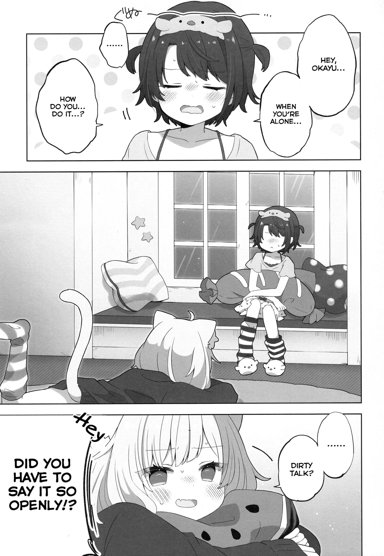 (C103) [#Mimamori Mimori (Mimori)] Hitori no Osahou | How To Do It On Your Own (Nekomata Okayu, Oozora Subaru) [English] 이미지 번호 3