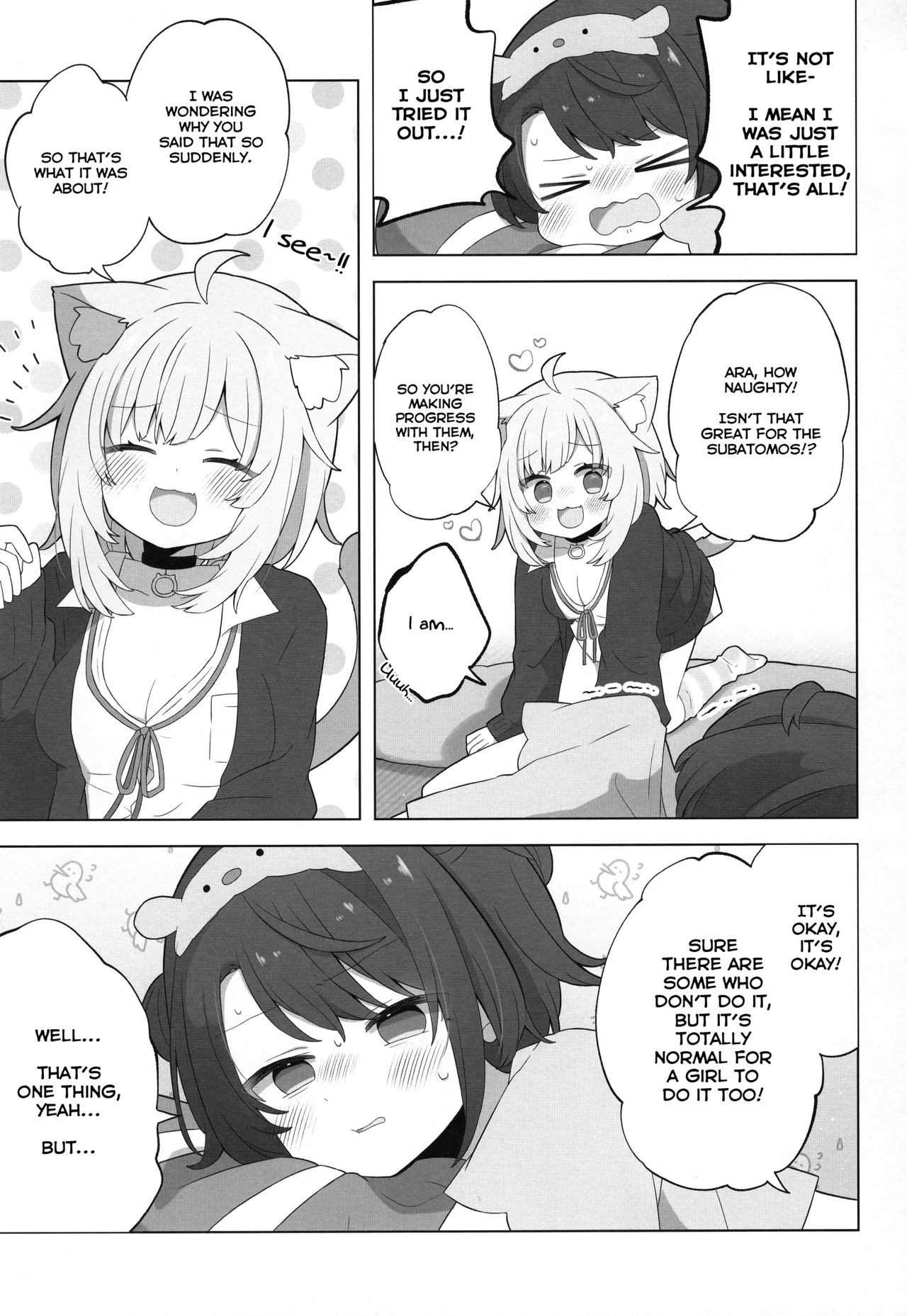 (C103) [#Mimamori Mimori (Mimori)] Hitori no Osahou | How To Do It On Your Own (Nekomata Okayu, Oozora Subaru) [English] 이미지 번호 7