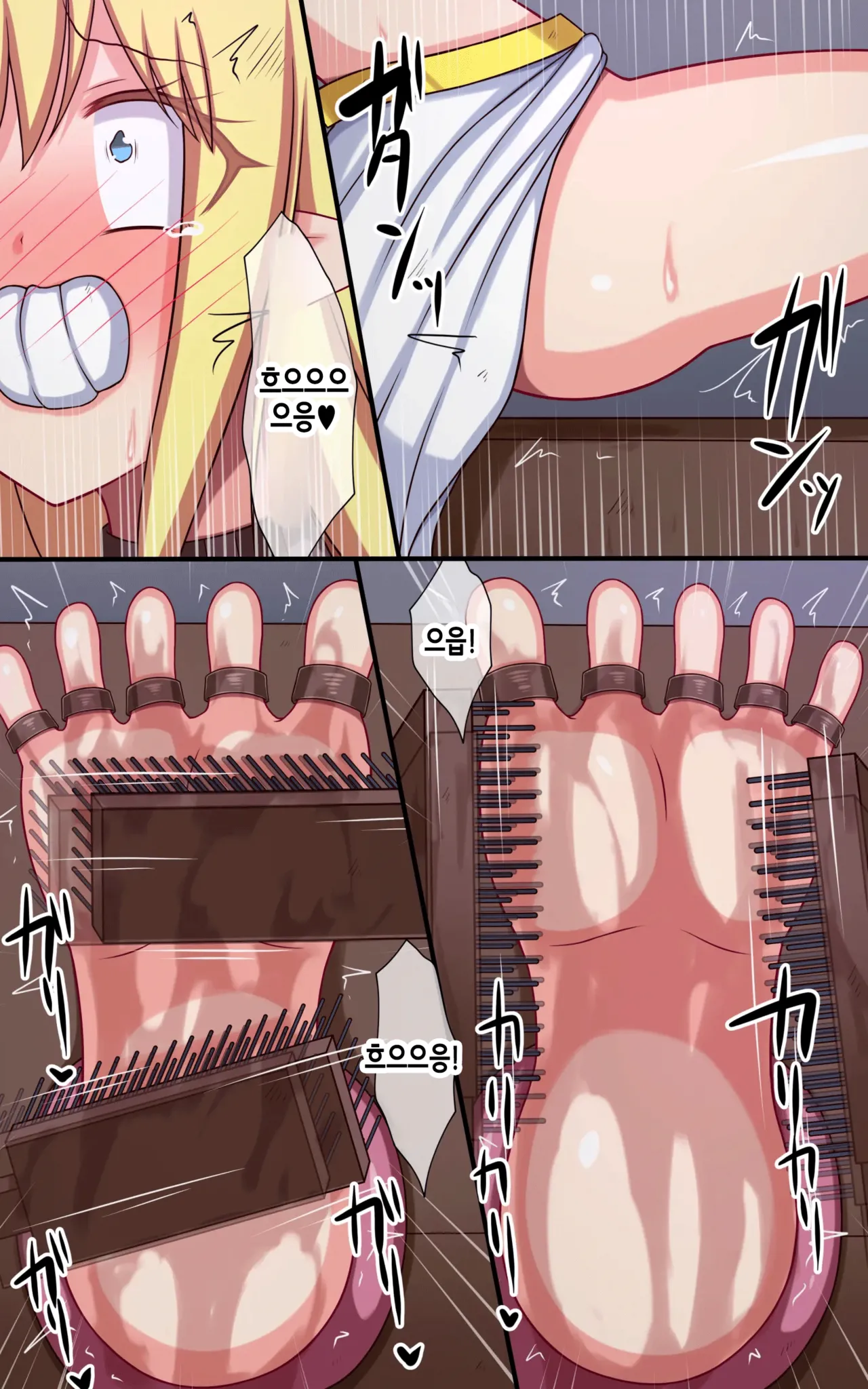 [Parity Nyuu] Kusuguri Fantasy -Hime o Mamoru Onna Kishi ga Haiboku suru made- | 간지럼 판타지 -공주를 지키는 여기사가 패배할 때까지- [Korean] image number 23