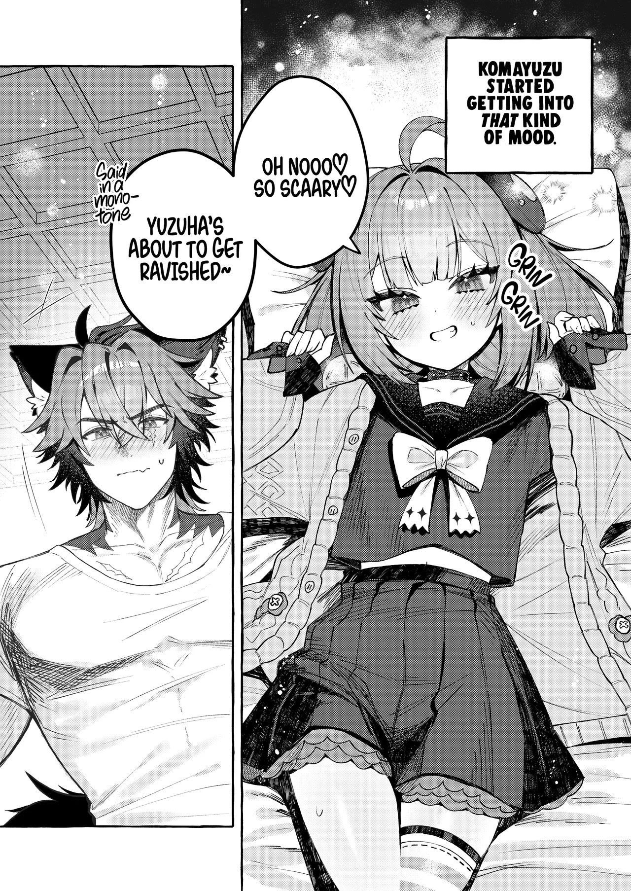 [Shibire na Memai (Edajima Denki)] Inu wa wan, Tanuki wa? | Dog Goes Woof, Tanuki Goes...? (Zenless Zone Zero) [English] [Digital] 画像番号 3