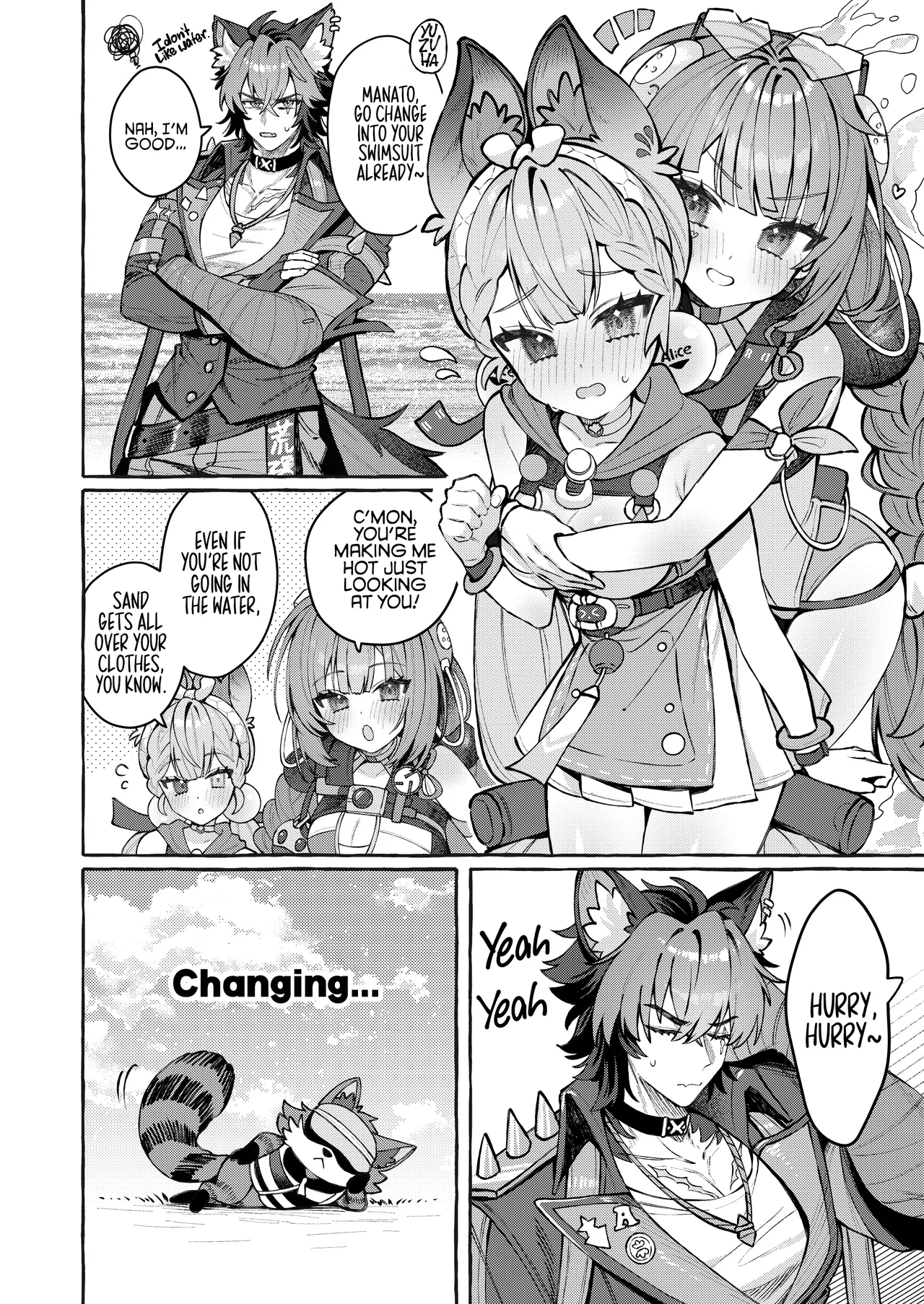 [Shibire na Memai (Edajima Denki)] Inu wa wan, Tanuki wa? | Dog Goes Woof, Tanuki Goes...? (Zenless Zone Zero) [English] [Digital] 画像番号 5