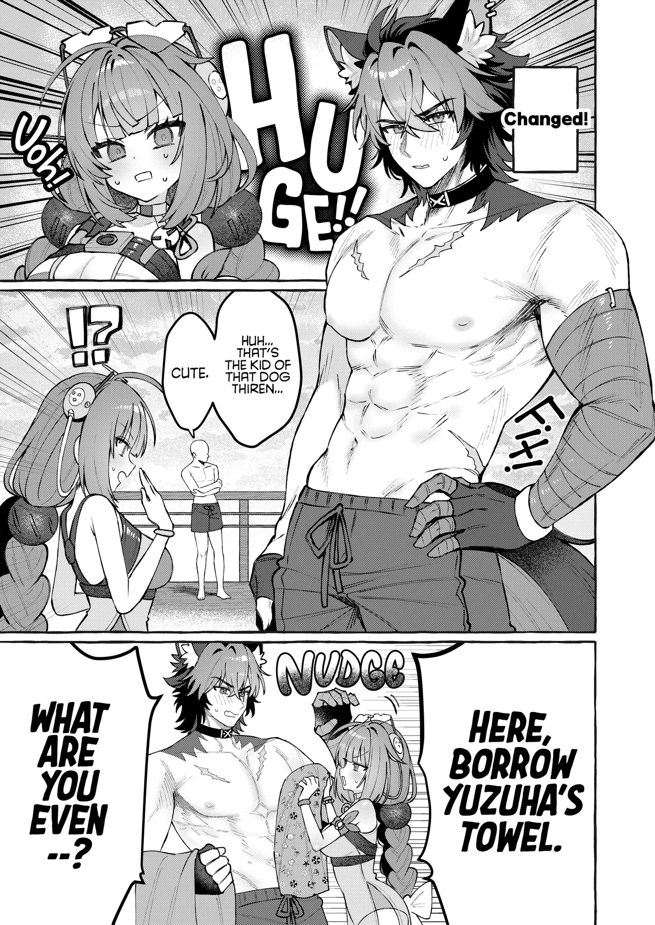 [Shibire na Memai (Edajima Denki)] Inu wa wan, Tanuki wa? | Dog Goes Woof, Tanuki Goes...? (Zenless Zone Zero) [English] [Digital] 画像番号 6