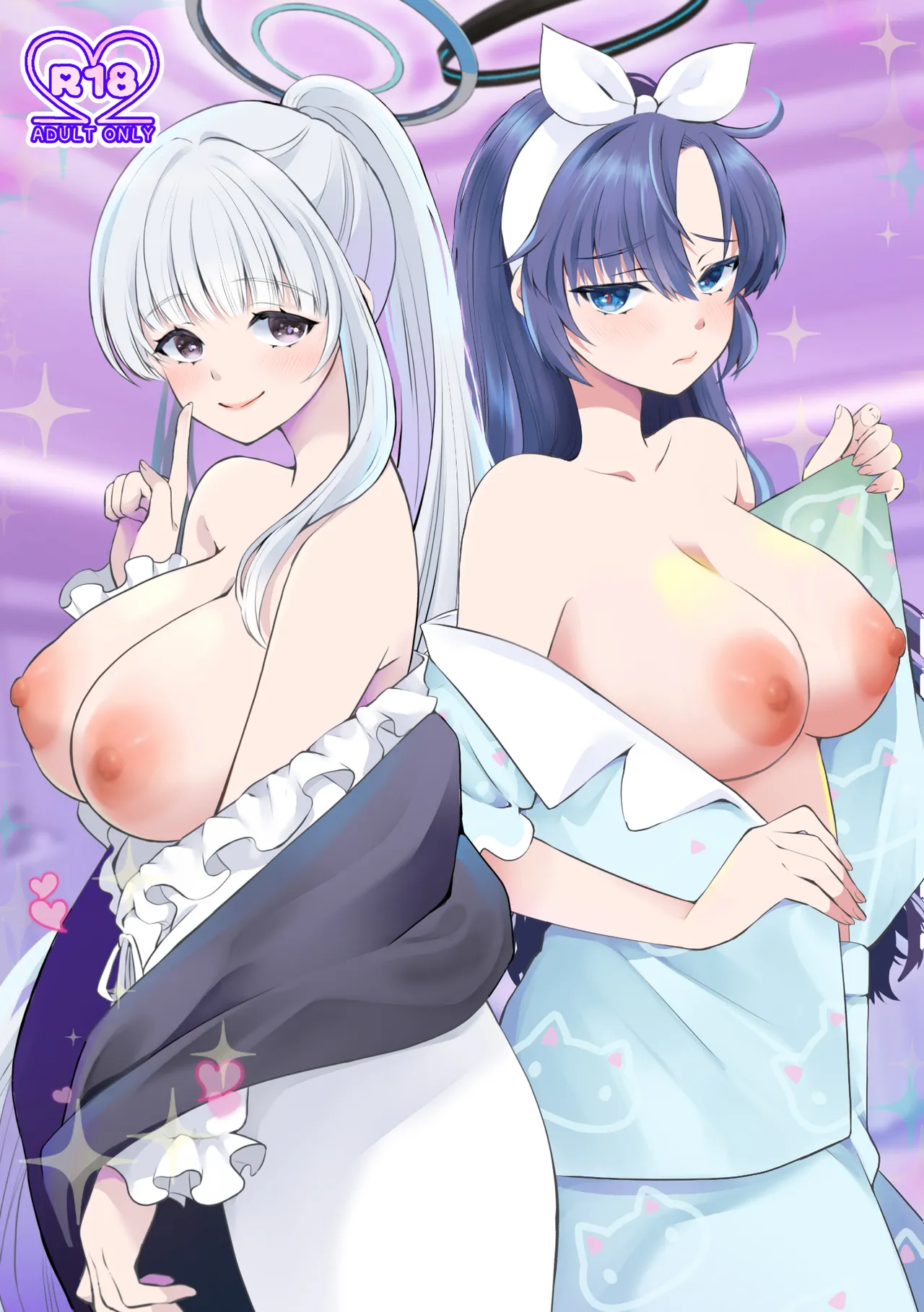 [Sakoda (Sakoda)] Netafuri Shiteru Futari to Hamete Mita  (Blue Archive)  [Digital] image number 1