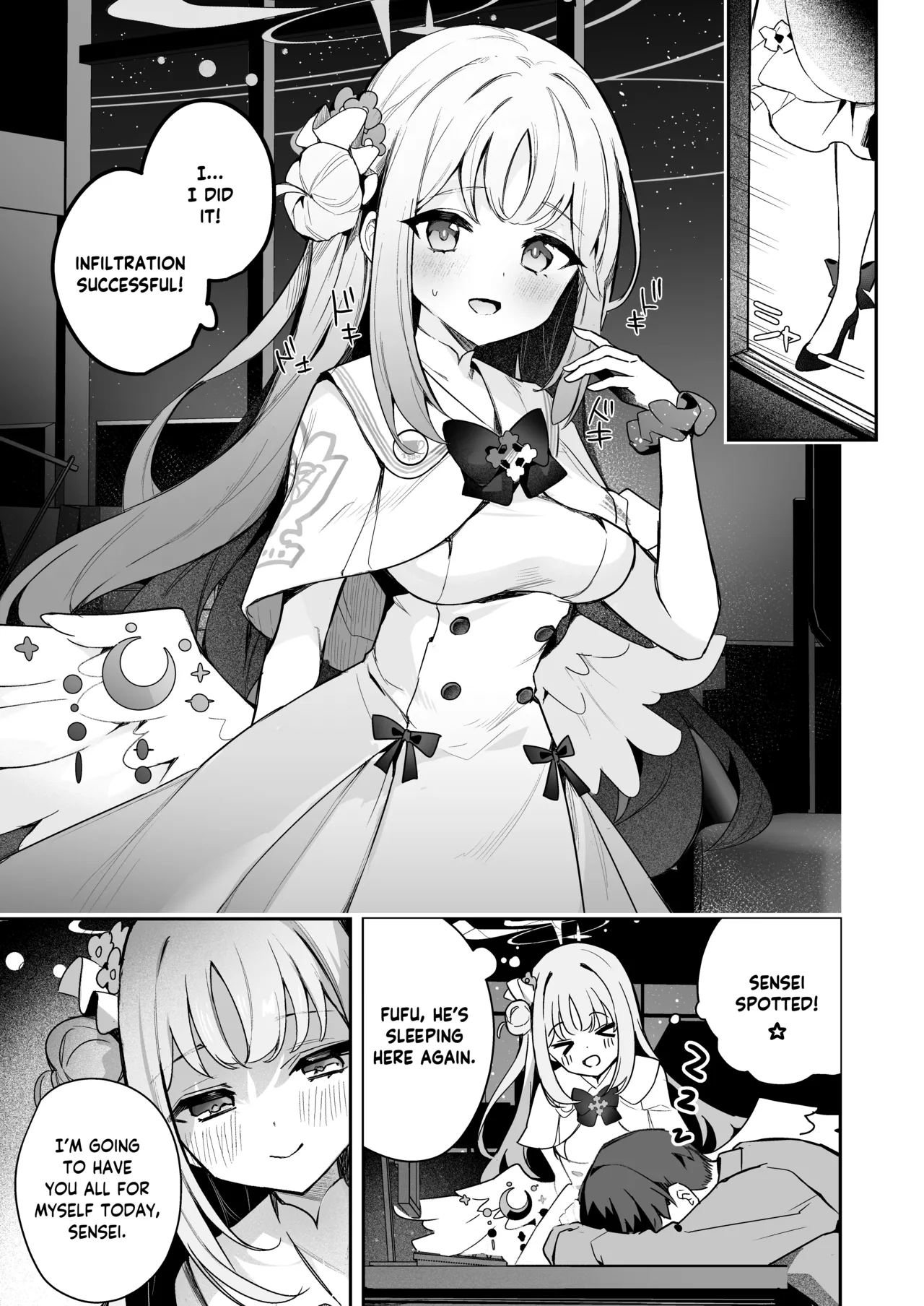 [N7747, MASKDO (Isegawa Yasutaka, Masco)] Warui Ko no Jikan | Bad Girl Time (Blue Archive) [English] [Douzo Lad Translations] [Digital] image number 2