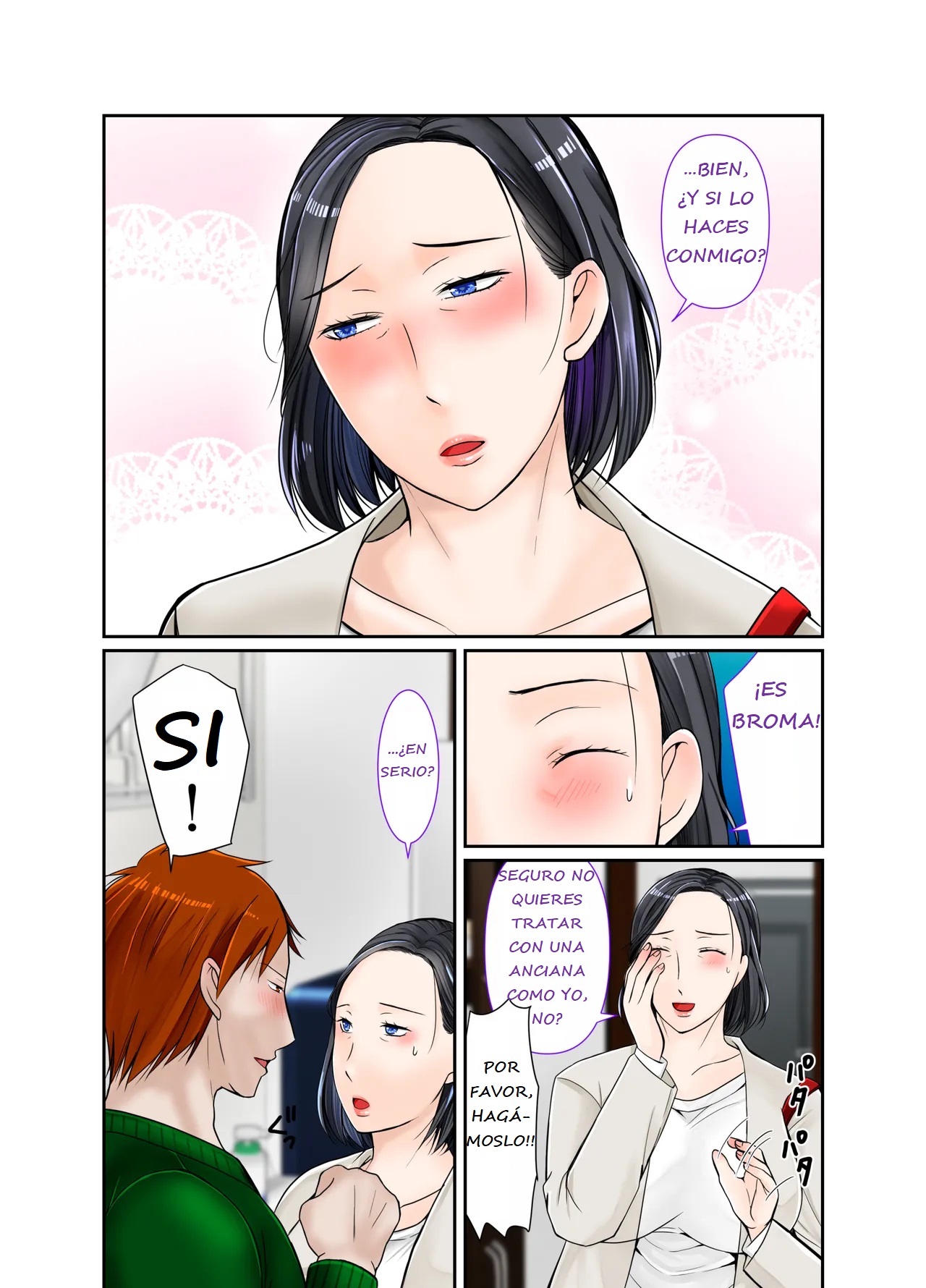 [Popotto Denki Ichigouten] Muchimuchi 40-dai Super Tenchoujo ni Modoru | De regreso con la voluptuosa señora de cuarenta años y jefa de tienda [Spanish] image number 7