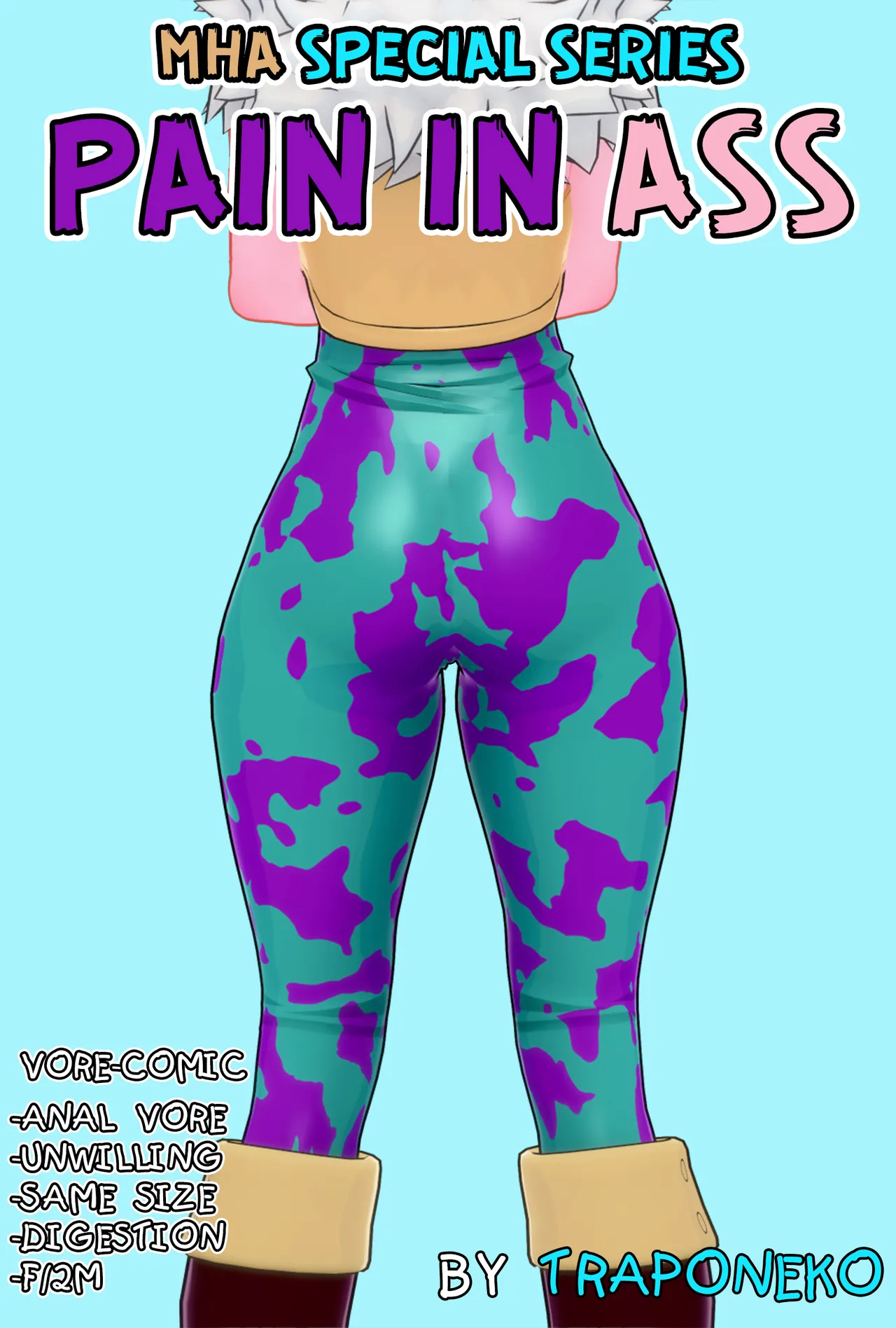 TrapoNeko [MHA Vore AU] "Pain In Ass image number 1