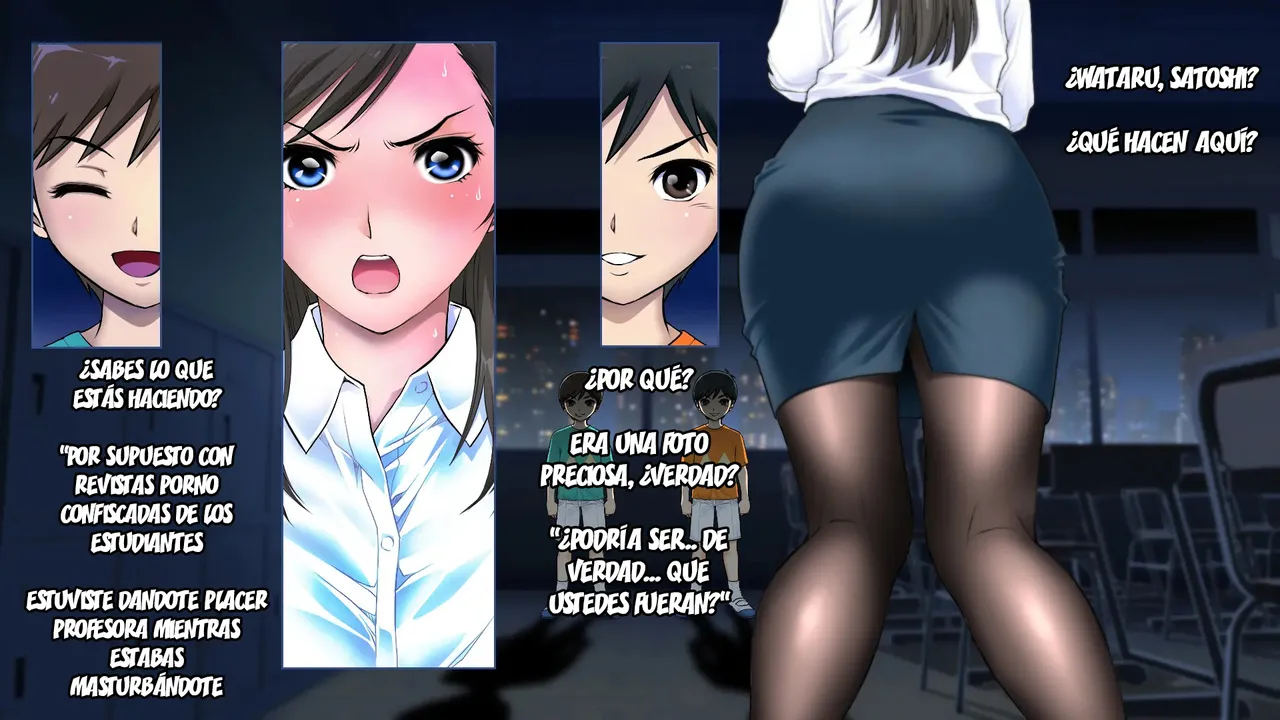 Virgin Teacher Megumi_Nighttime Humiliating Reverse Lesson 图片编号 17