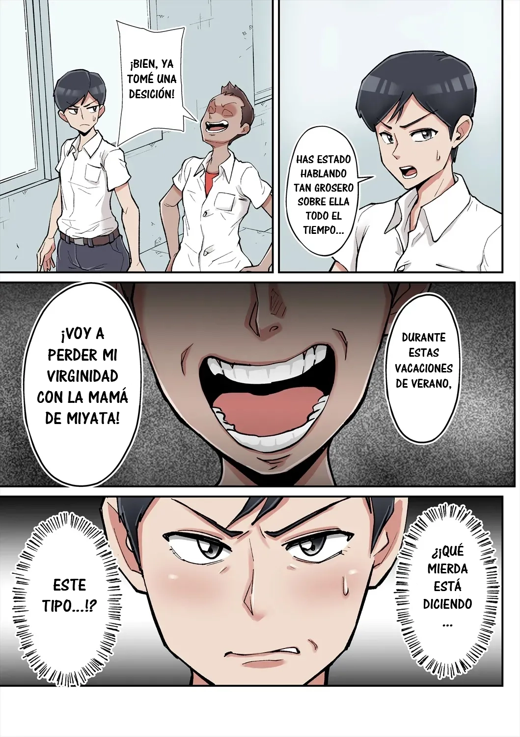 [Souboukin (Nobishiro)] Ore mo Miyata no Okaa-san Suki datta no ni!｜¡¡Yo También Quiero Tener Sexo con La Madre de Mayata!! [Spanish] [RYU-SHINS] numero di immagine  6